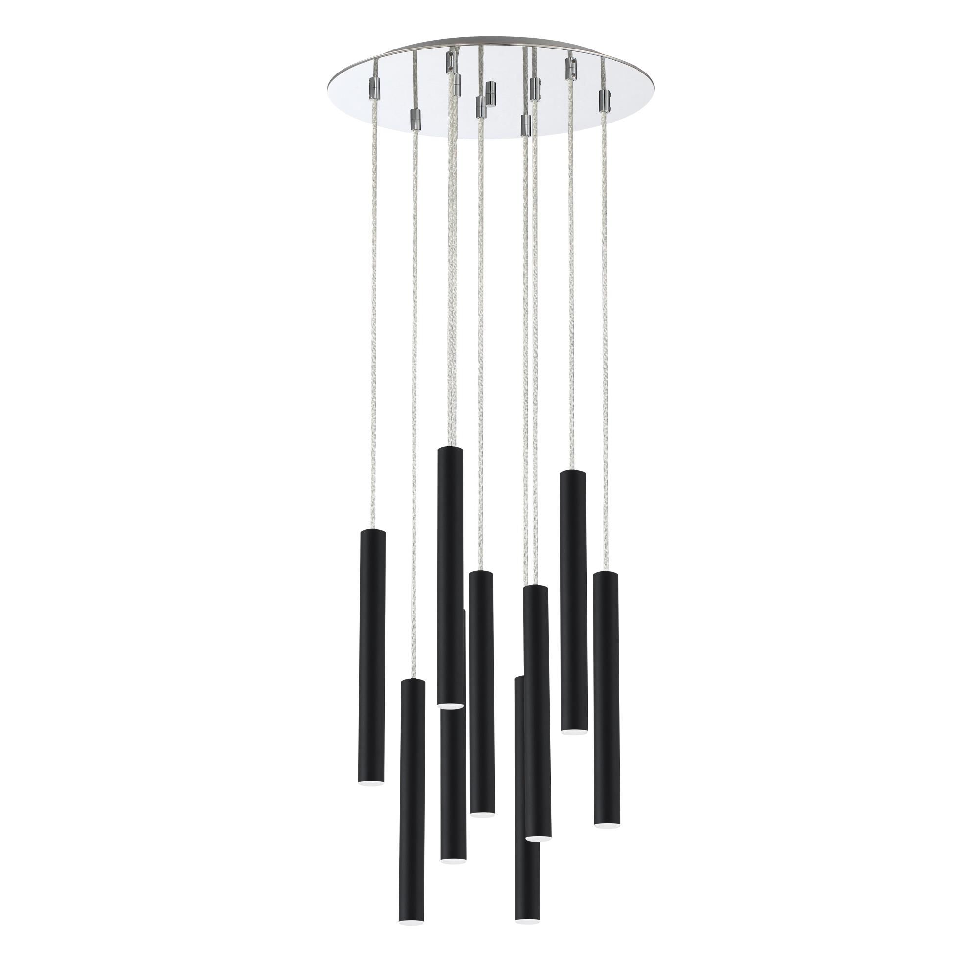Forest 16 Inch 9 Light LED Linear Suspension Light by Z-Lite