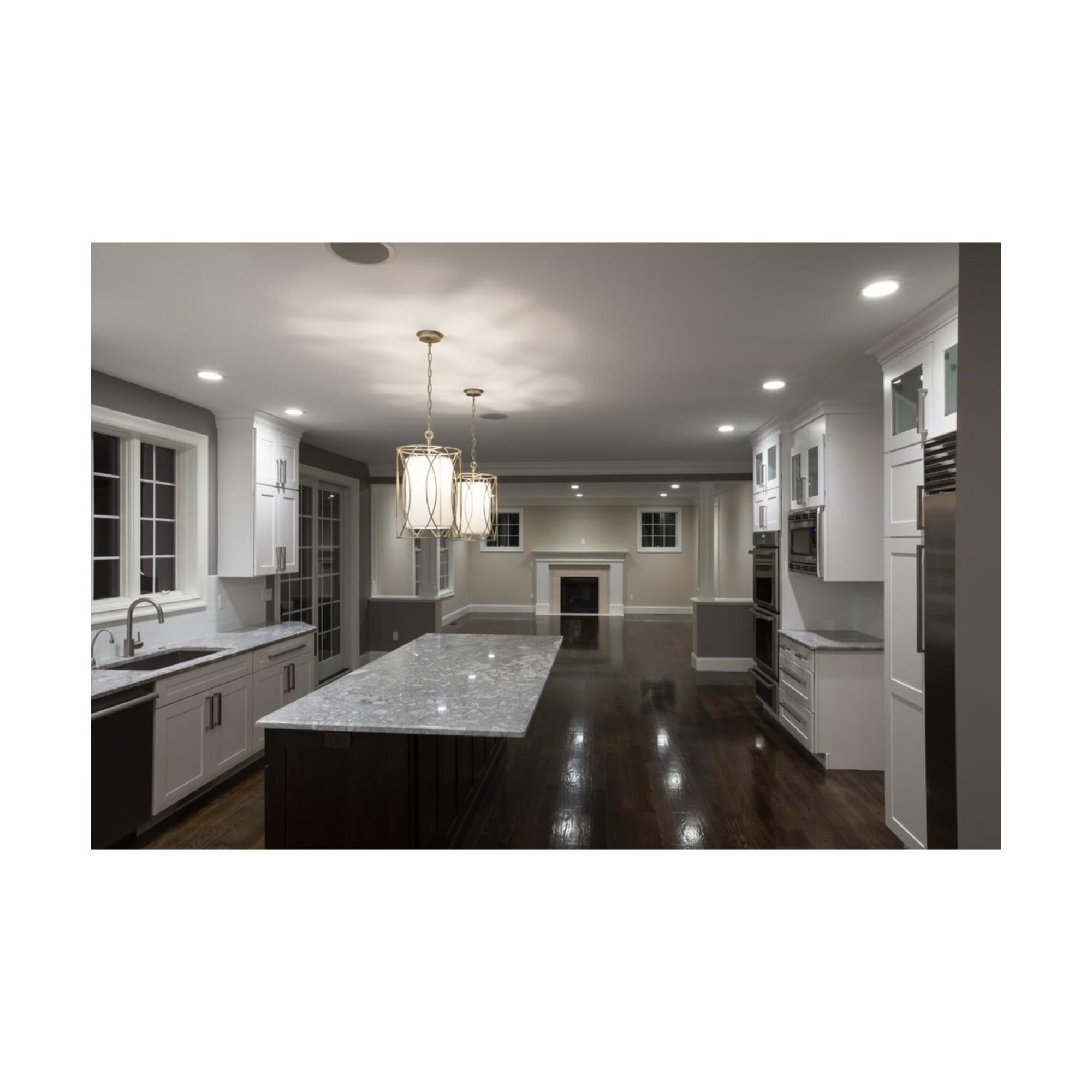 Shown in Deep Bronze finish and Bronze Leaf glass and Hardback Linen shade