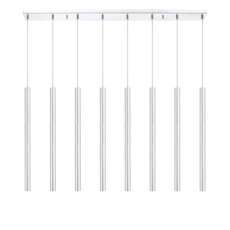 Forest 44 Inch 8 Light LED Linear Suspension Light by Z-Lite