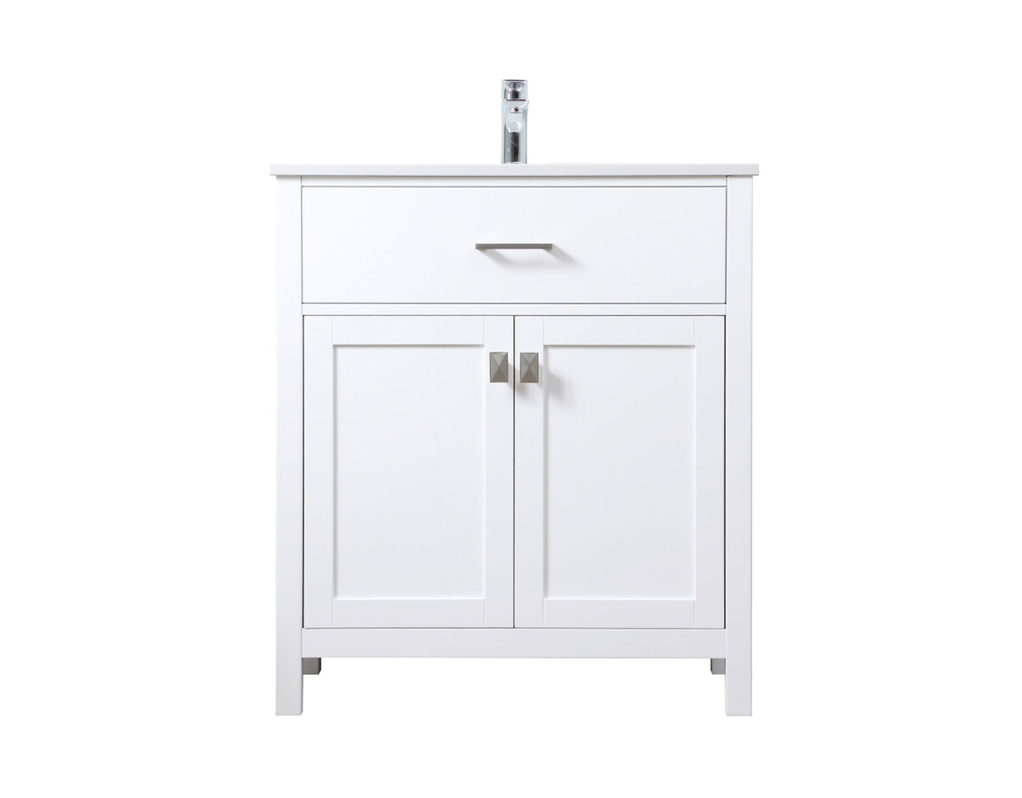Shown in White finish