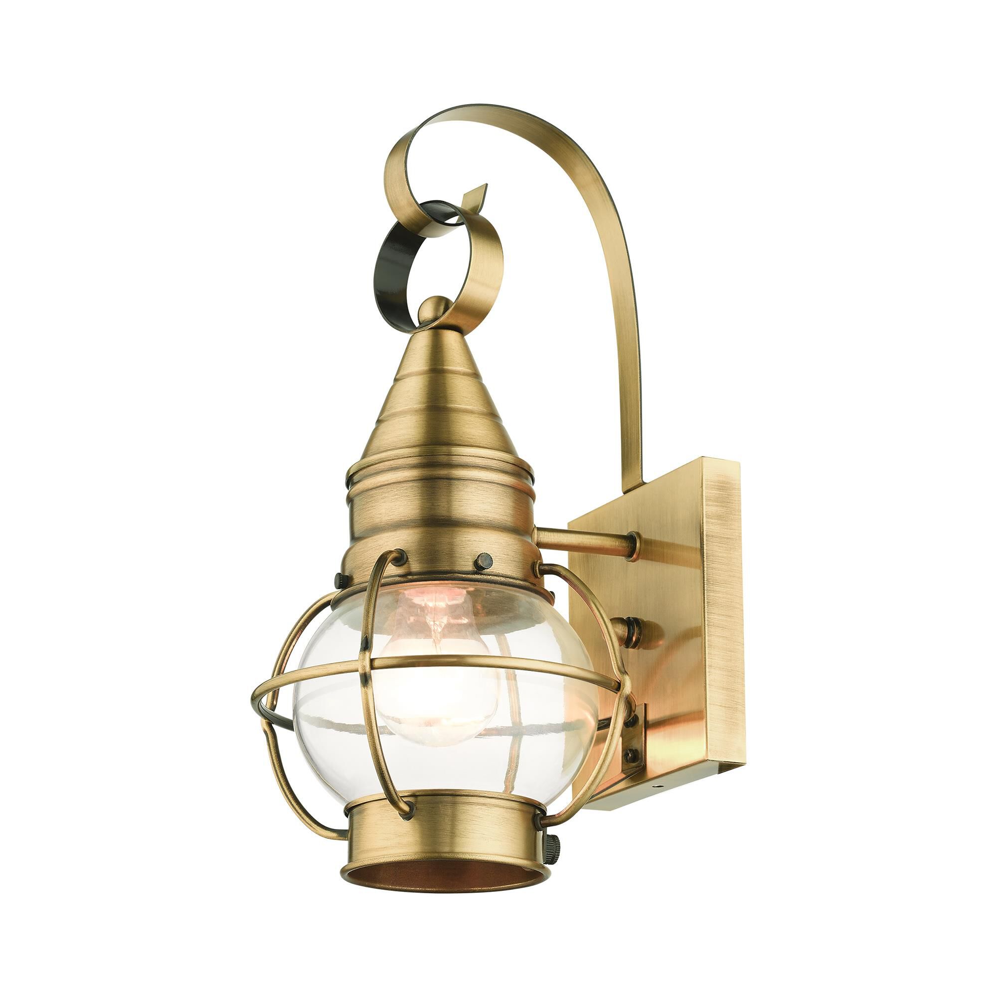 Livex Lighting Newburyport 13 Inch Tall Outdoor Wall Light