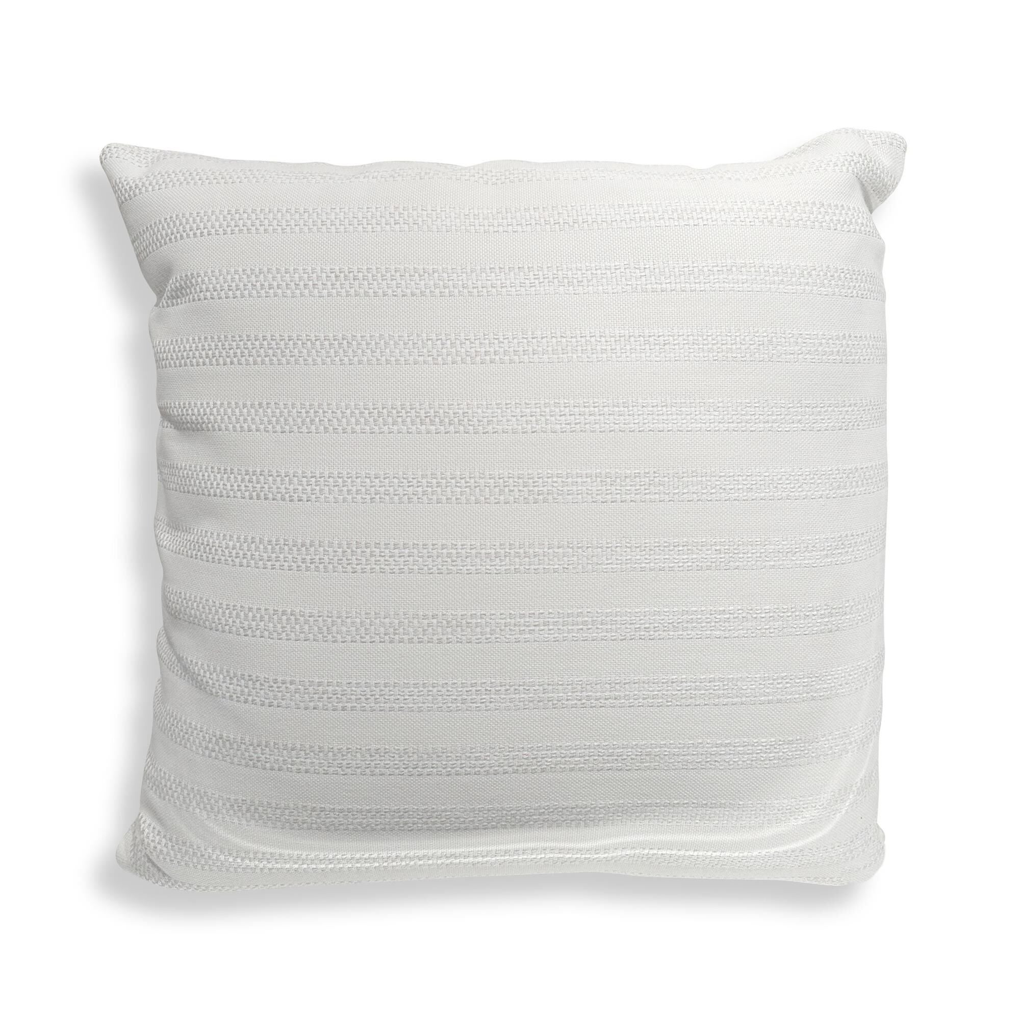 Basket Stripe 20 Inch Decorative Pillow by Uttermost