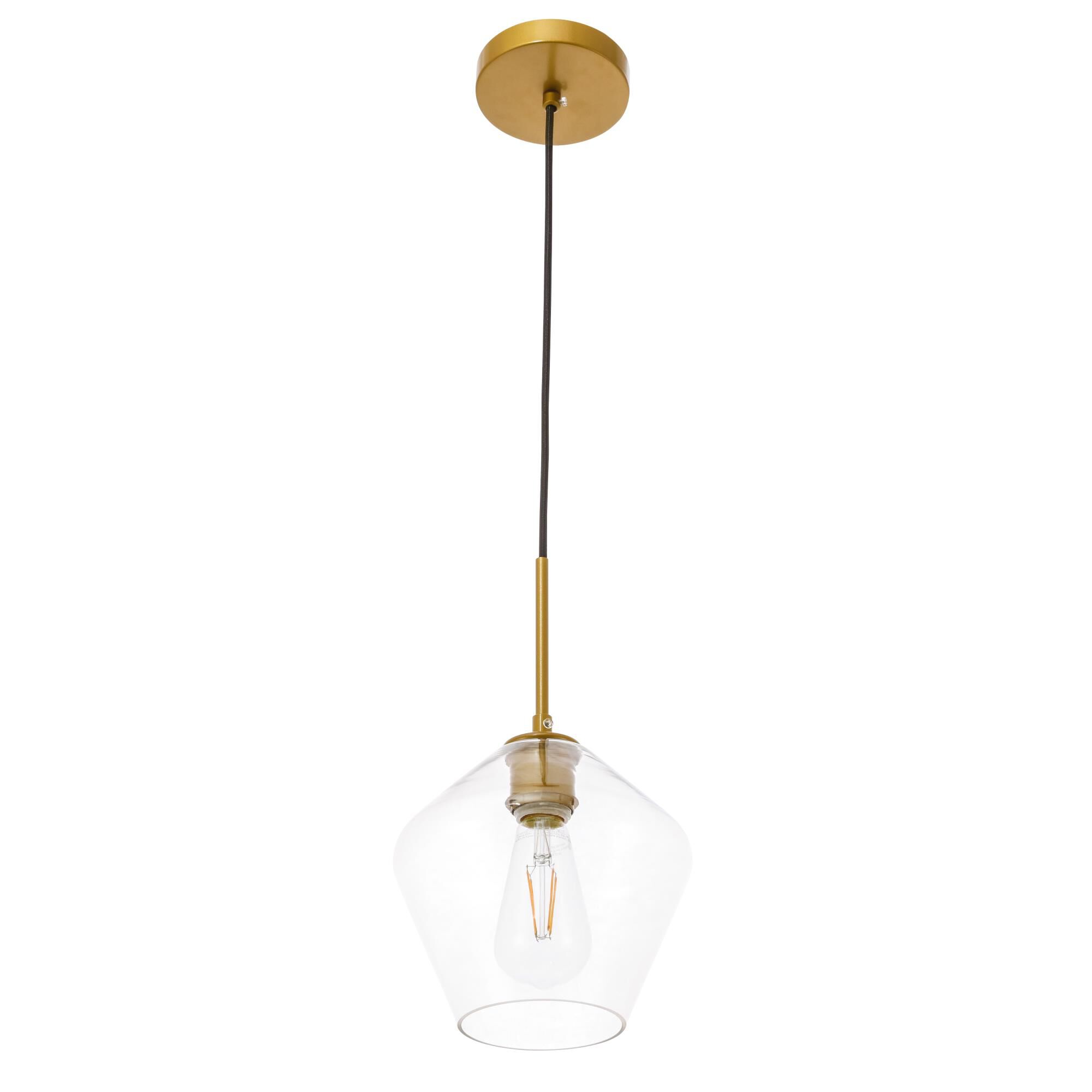 Gene 8 Inch Mini Pendant by Elegant Lighting