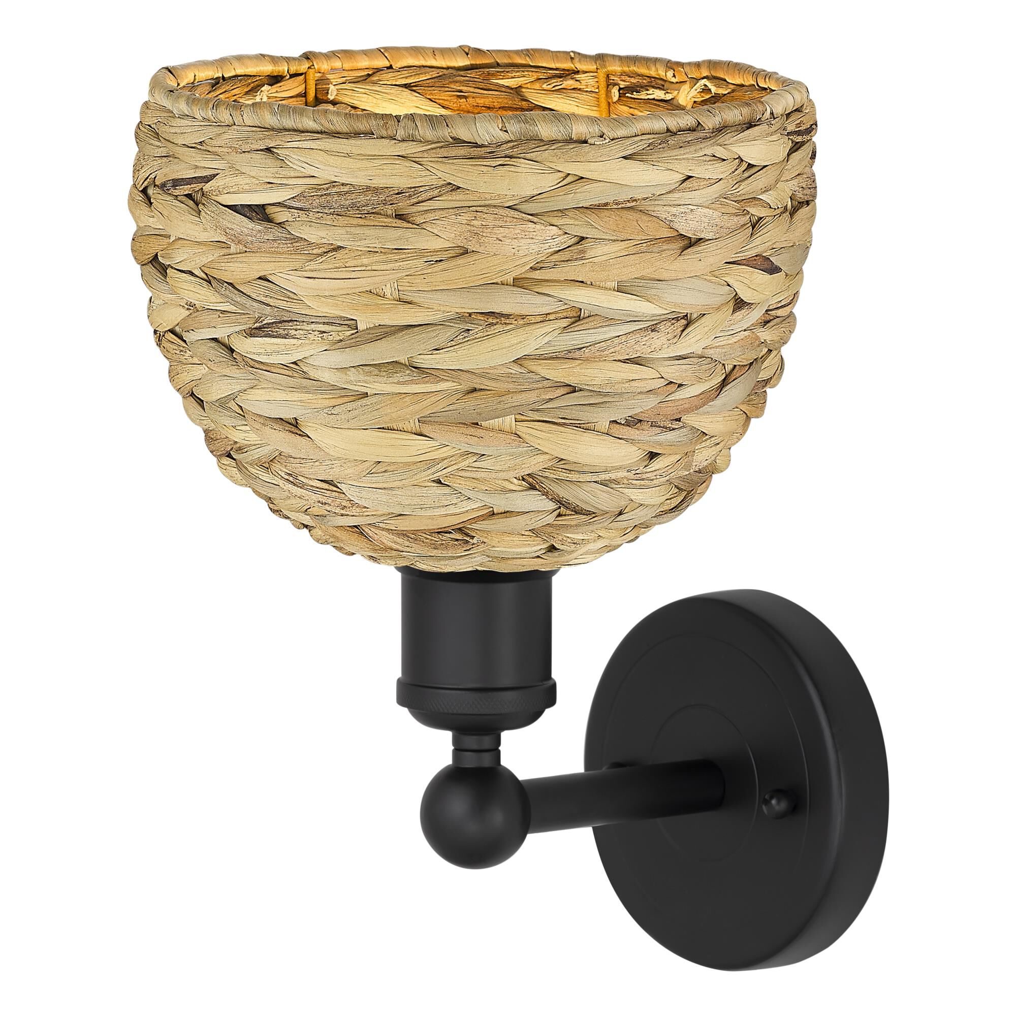 Shown in Matte Black finish and Natural shade