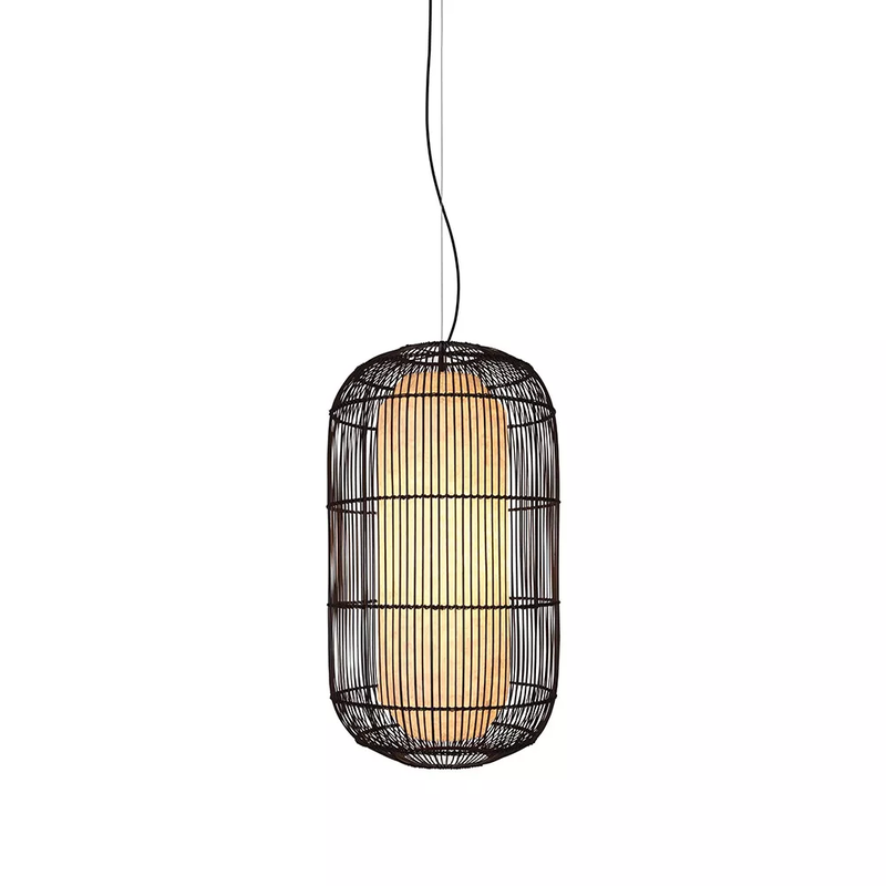 Kai Medium Lantern Pendant by Kenneth Cobonpue