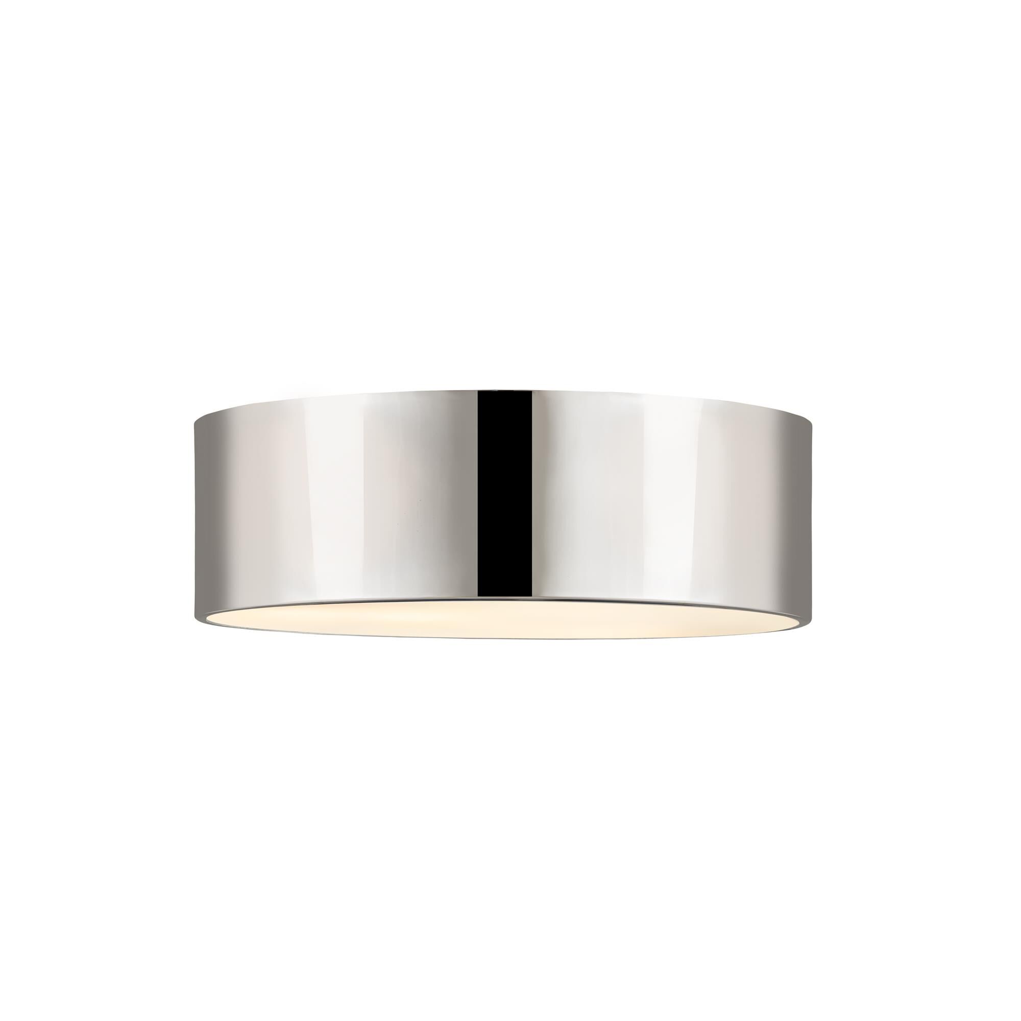Shown in Chrome finish and Steel glass and Steel shade