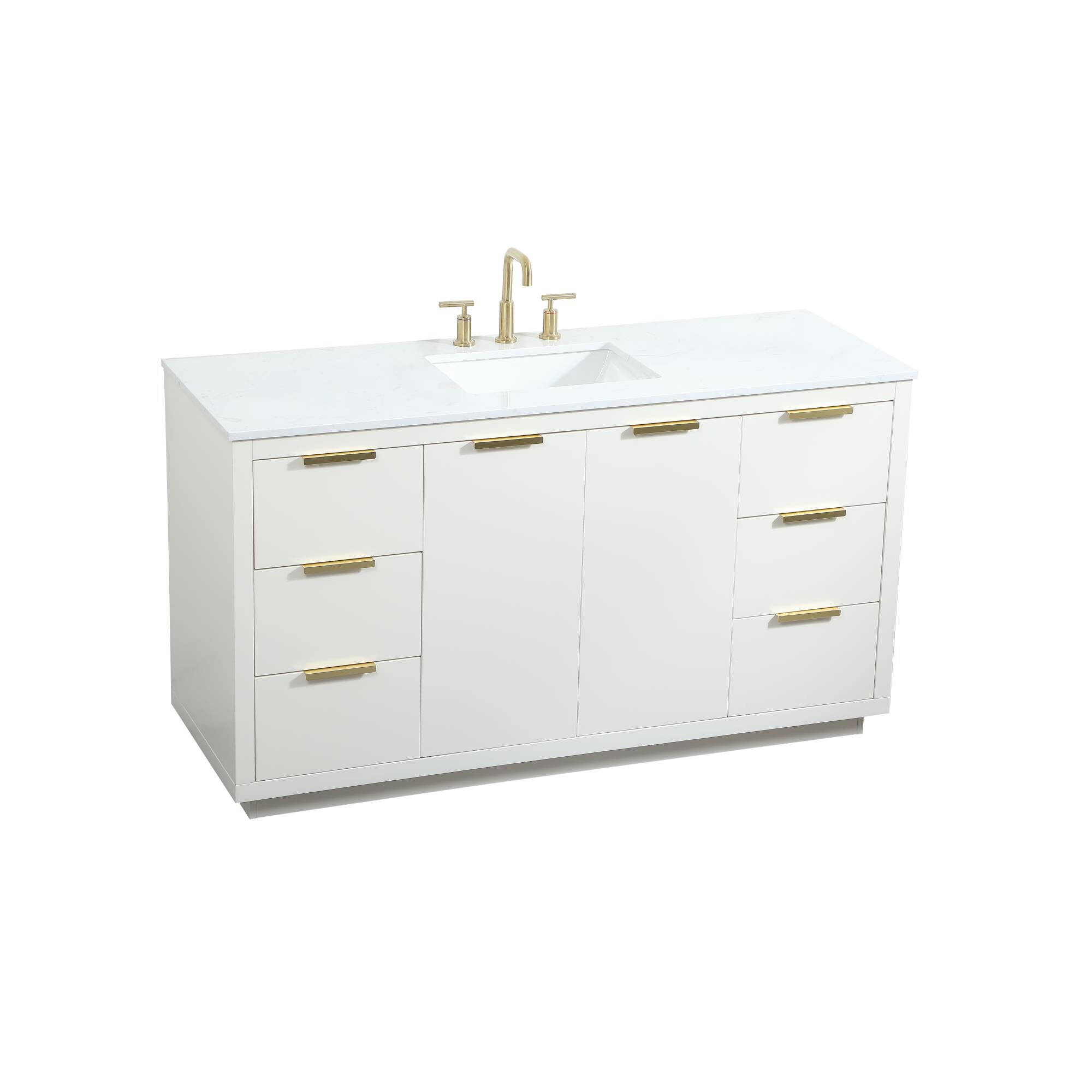 Blake 60 Inch Bath Vanity by Elegant Decor