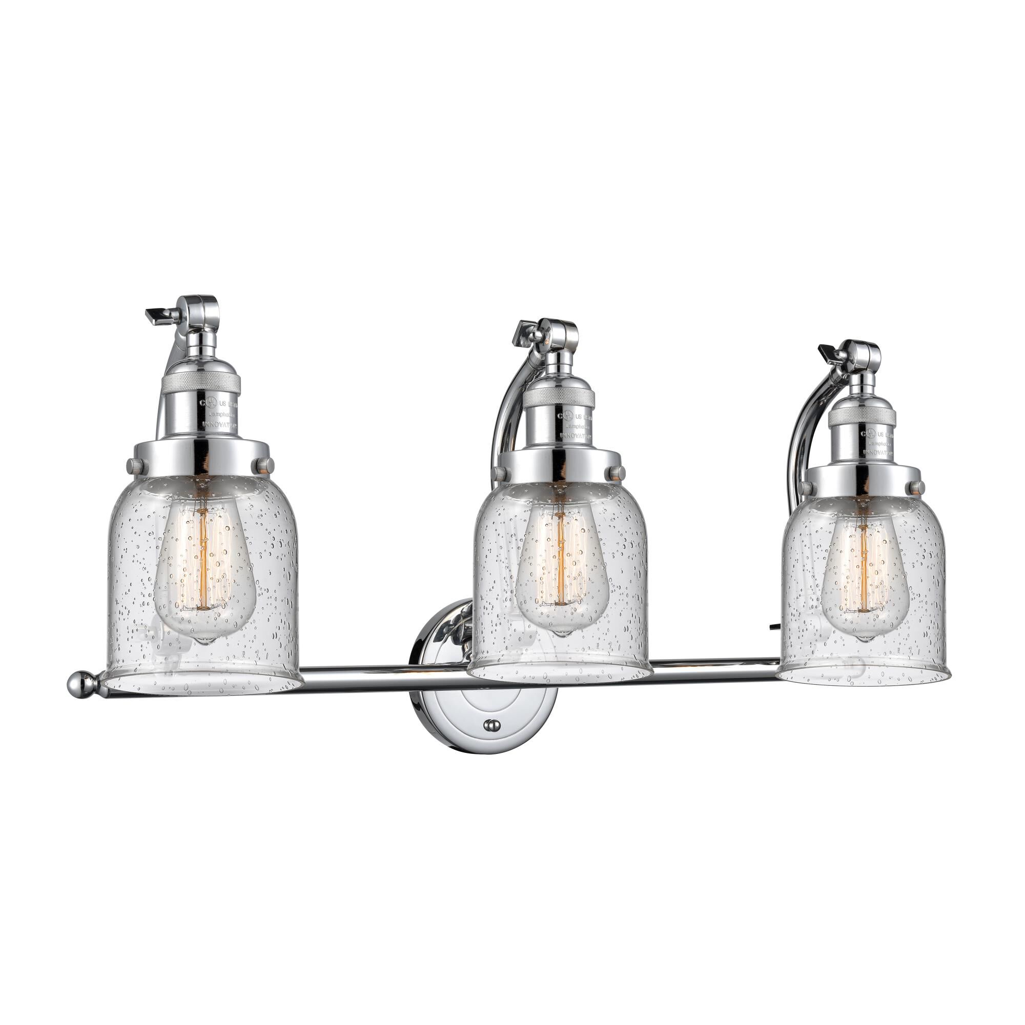 Bruno Marashlian Small Bell 28 Inch 3 Light Bath Vanity Light by Innovations Lighting