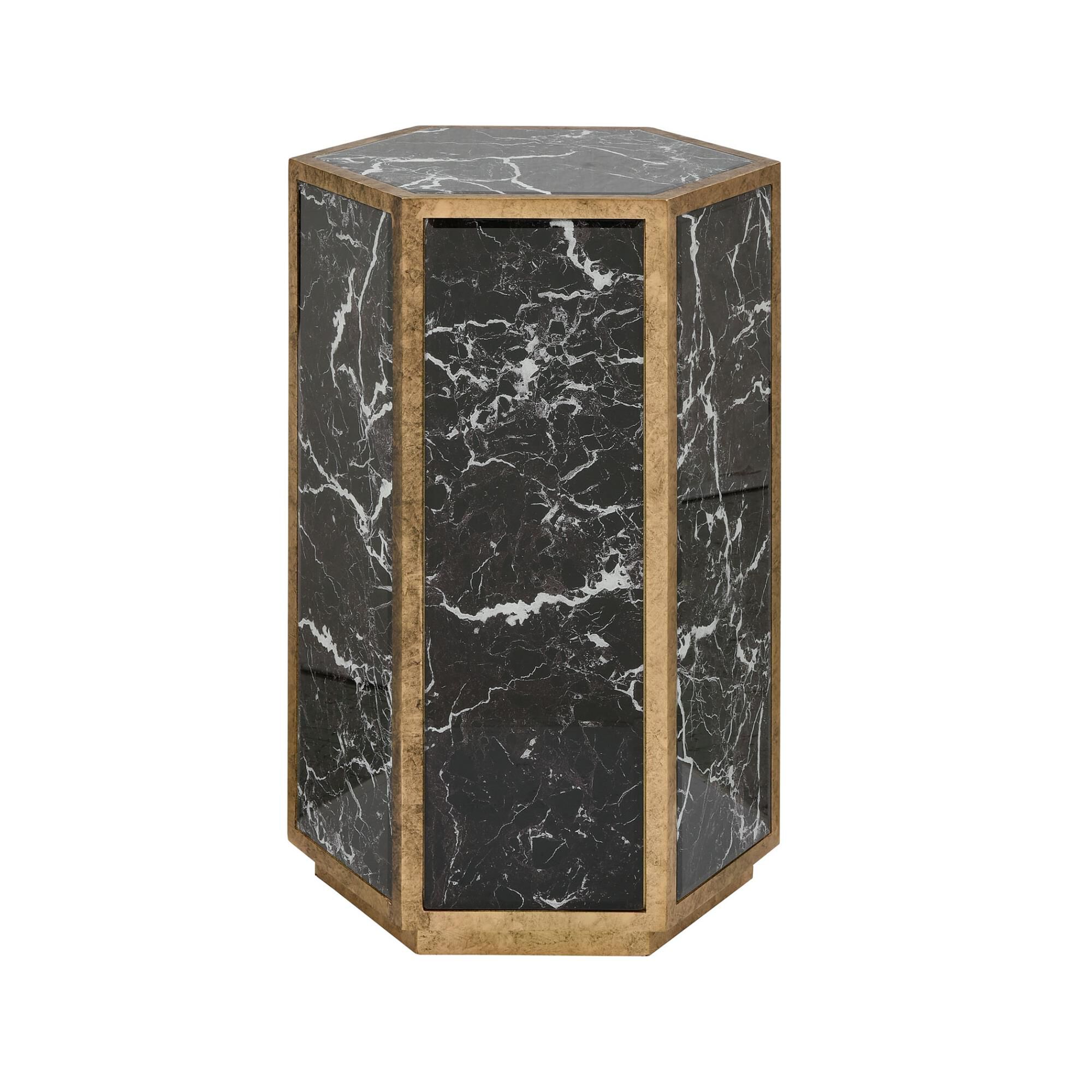 Shown in Black Marble, Gold Leaf, Gold Leaf finish