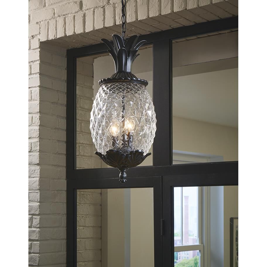 Lanai 21 Inch Tall 3 Light Outdoor Hanging Lantern by Acclaim Lighting