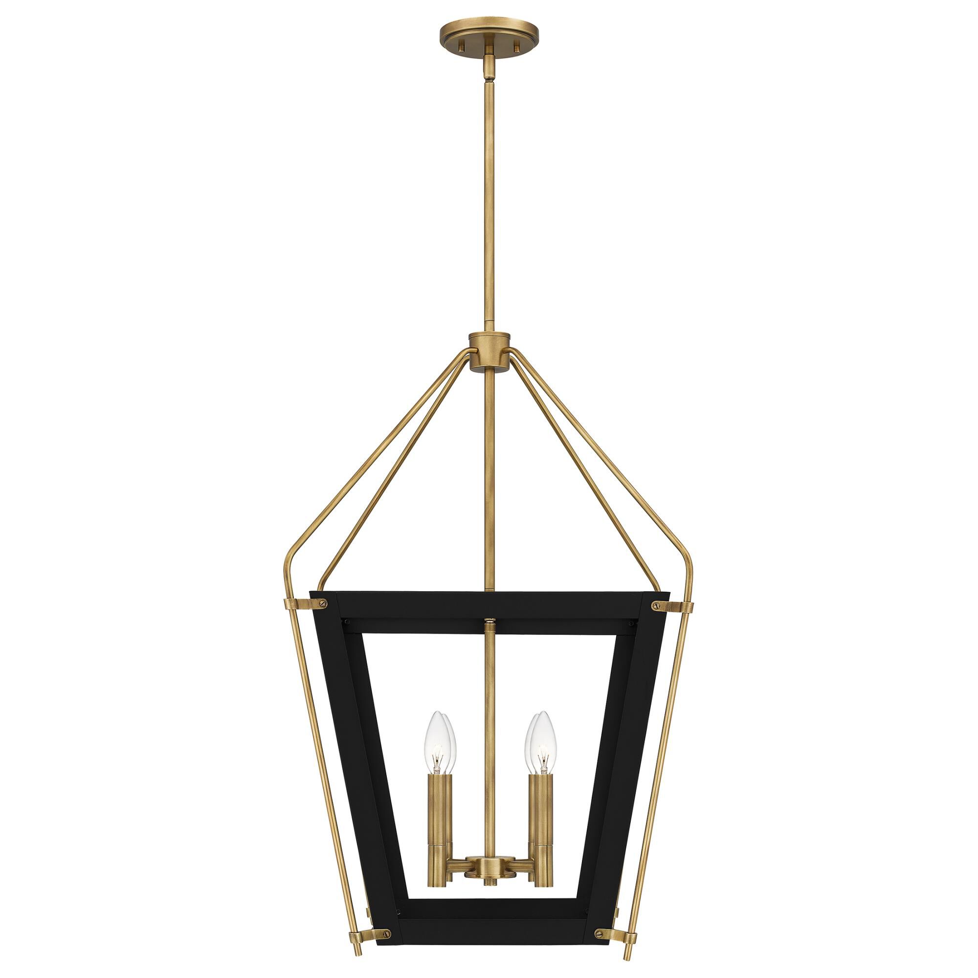 Abbeville 18 Inch Cage Pendant by Quoizel