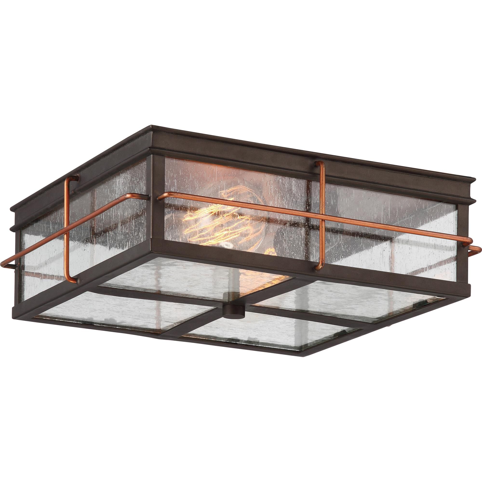Howell 12 Inch 2 Light Outdoor Flush Mount by Nuvo Lighting