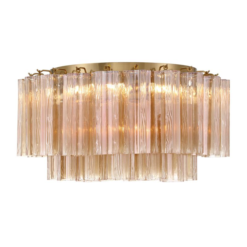 Addis 22 Inch 7 Light Semi Flush Mount by Crystorama