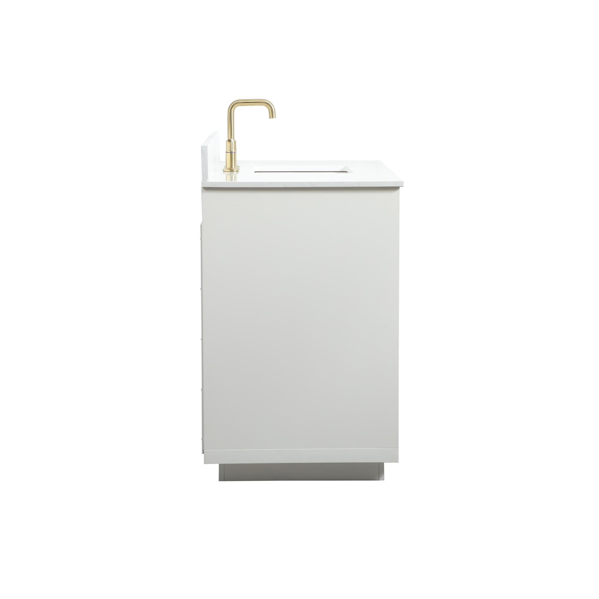 Shown in White finish