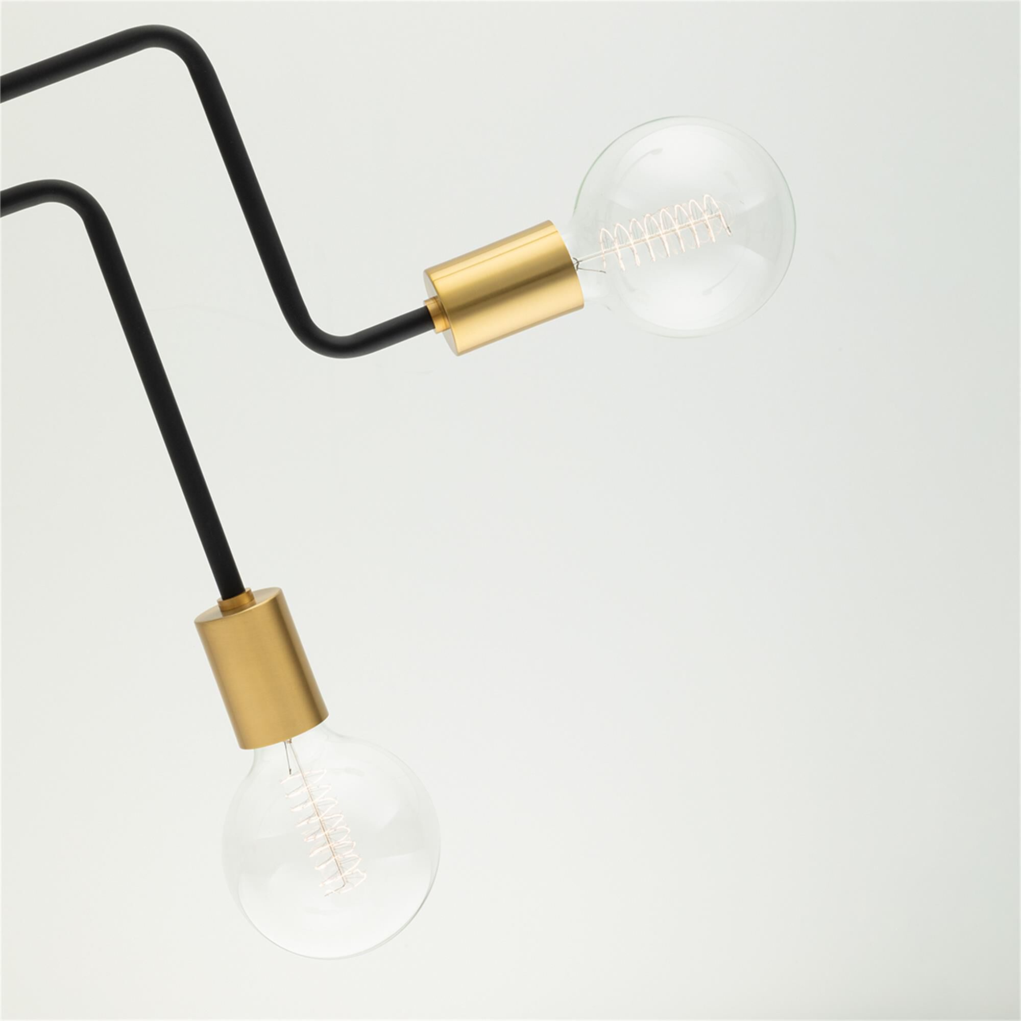 Jena 40 Inch 6 Light Semi Flush Mount,