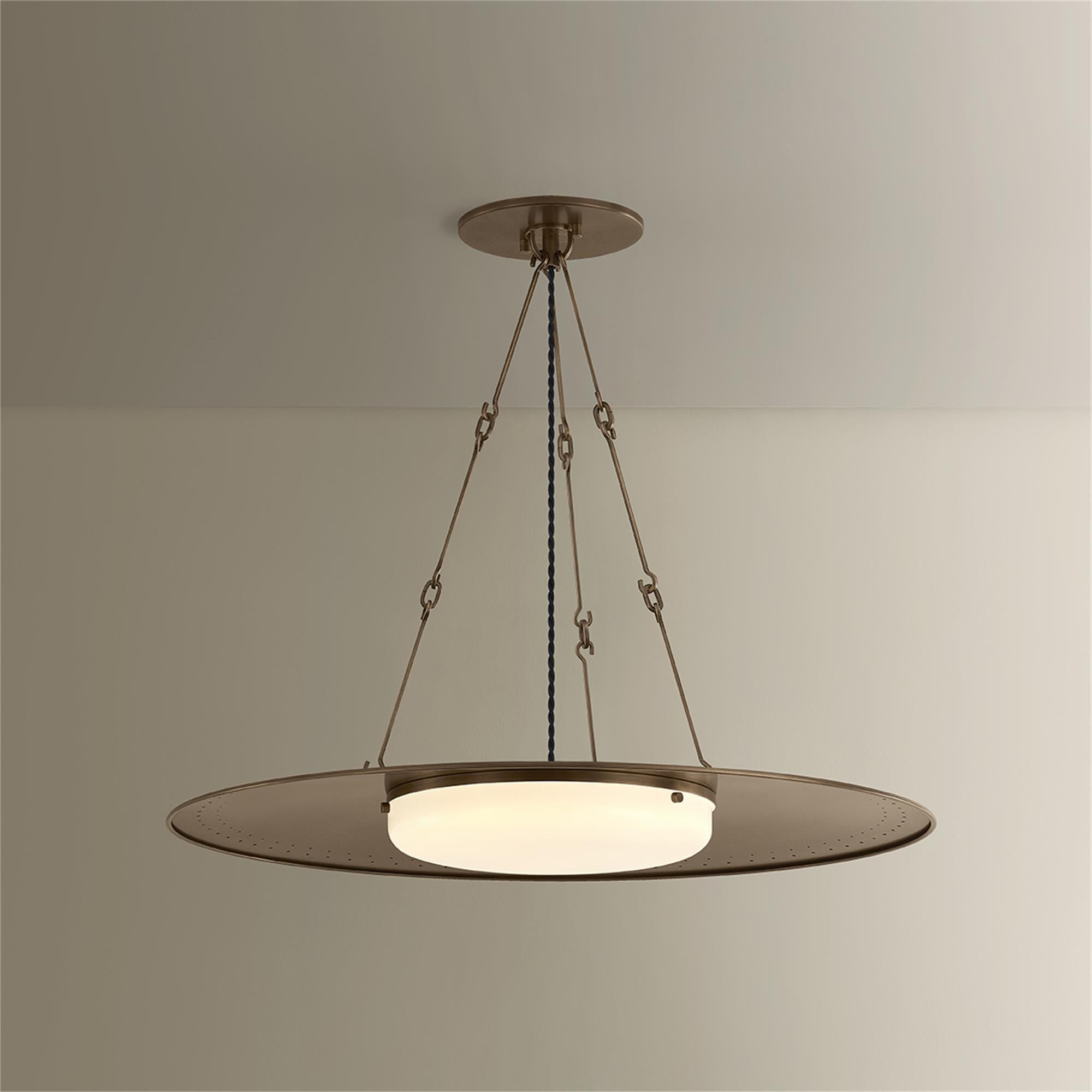 Shown in Historic Bronze finish and Opal Glossy glass