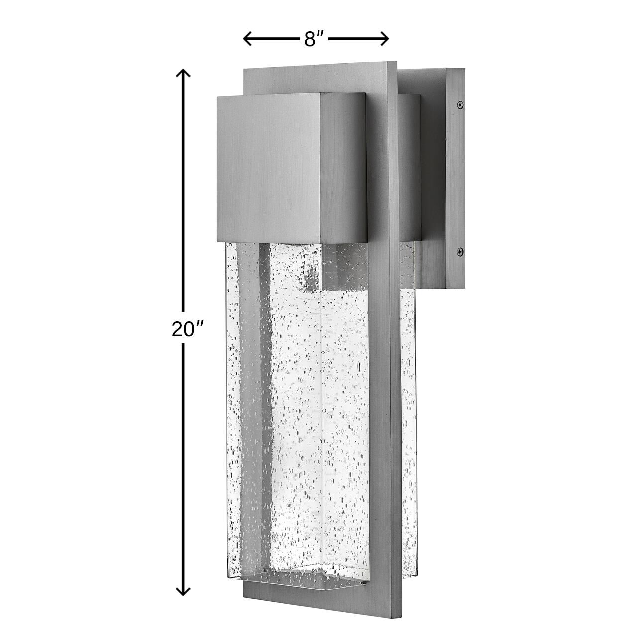 Lark Alex 20 Inch Tall LED Outdoor Wall Light