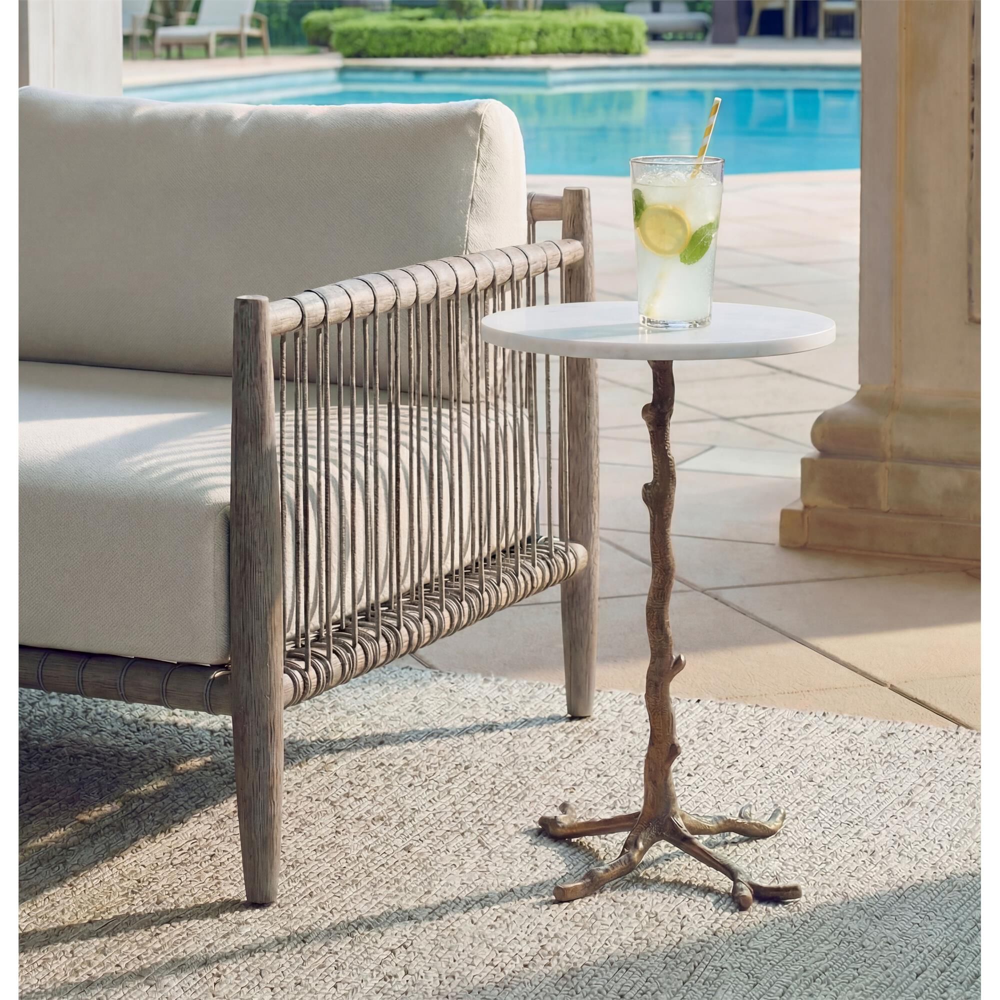 Calais 22 Inch Accent Table,