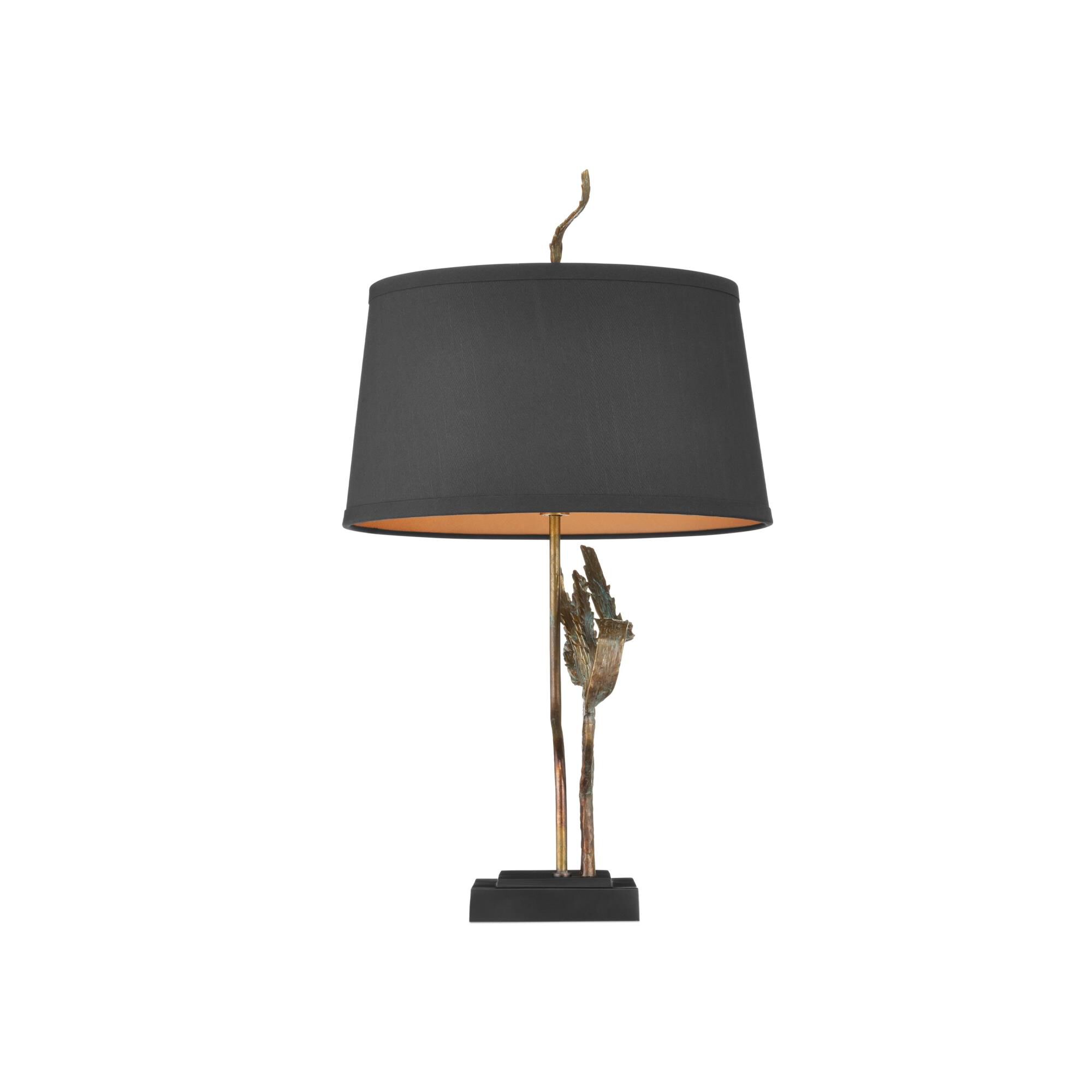 Shown in Verdigris and Black finish and Black Polyester shade