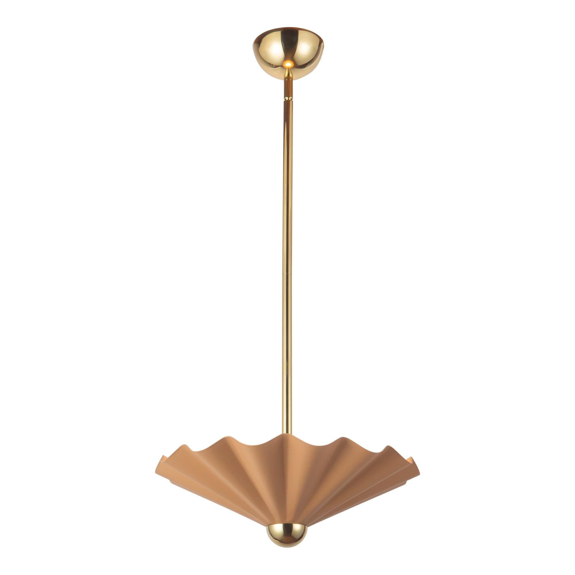 Jason Koharik Furrow 16 Inch Large Pendant by Alora Lighting