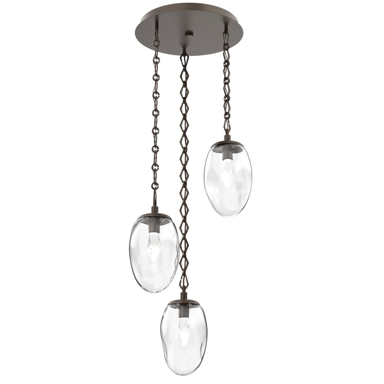 Levi Wilson Meteo Led 20 Inch Multi Light Pendant by Hammerton Studio