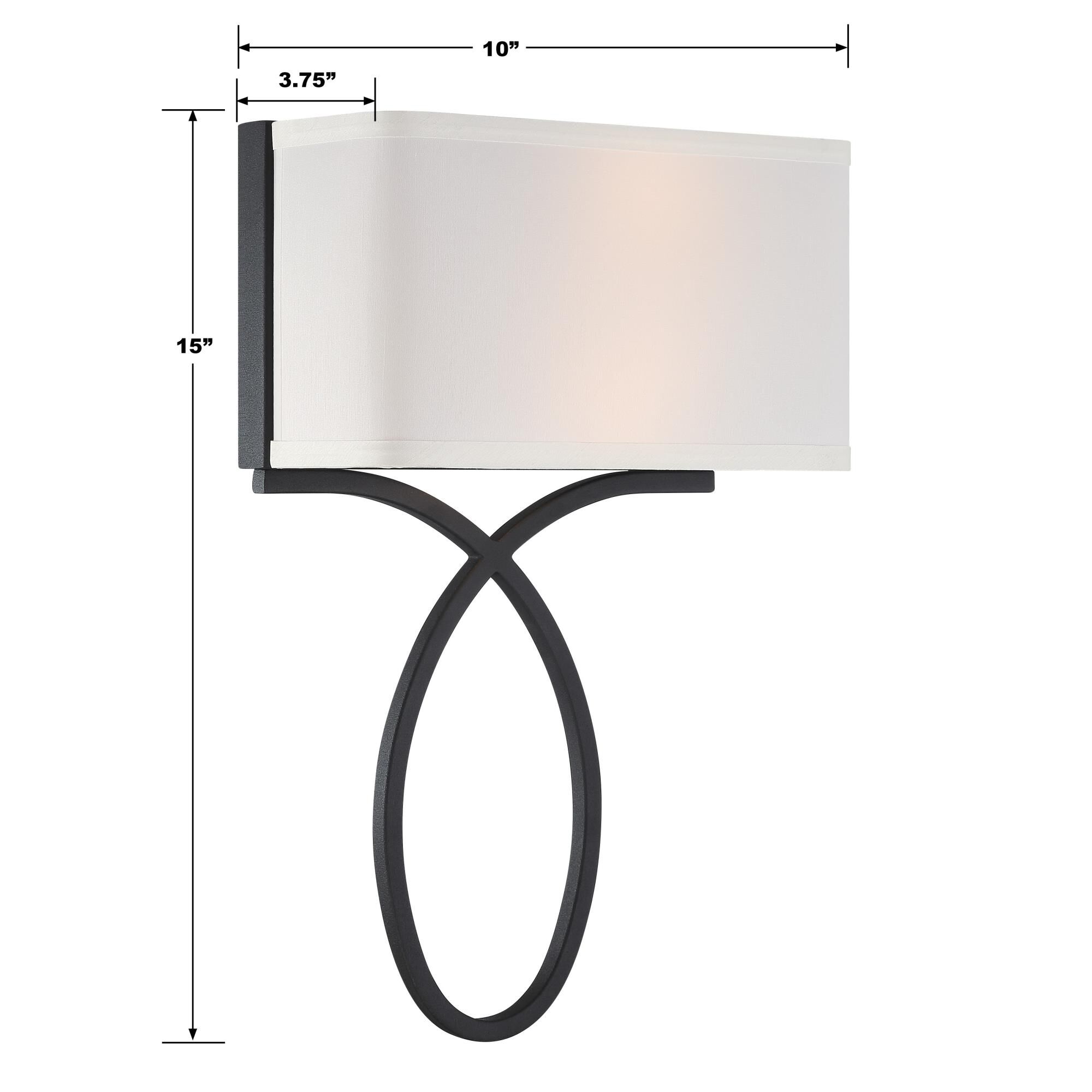 Brinkley 15 Inch Wall Sconce by Crystorama