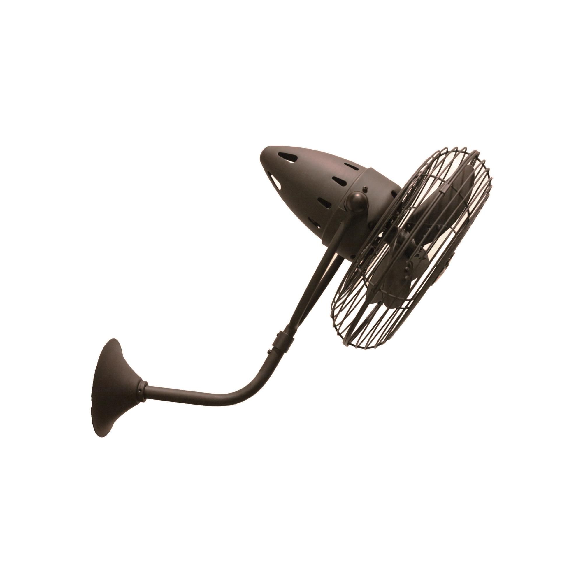 Bruna Parede Wall Mounted Fan by Matthews Fan Company