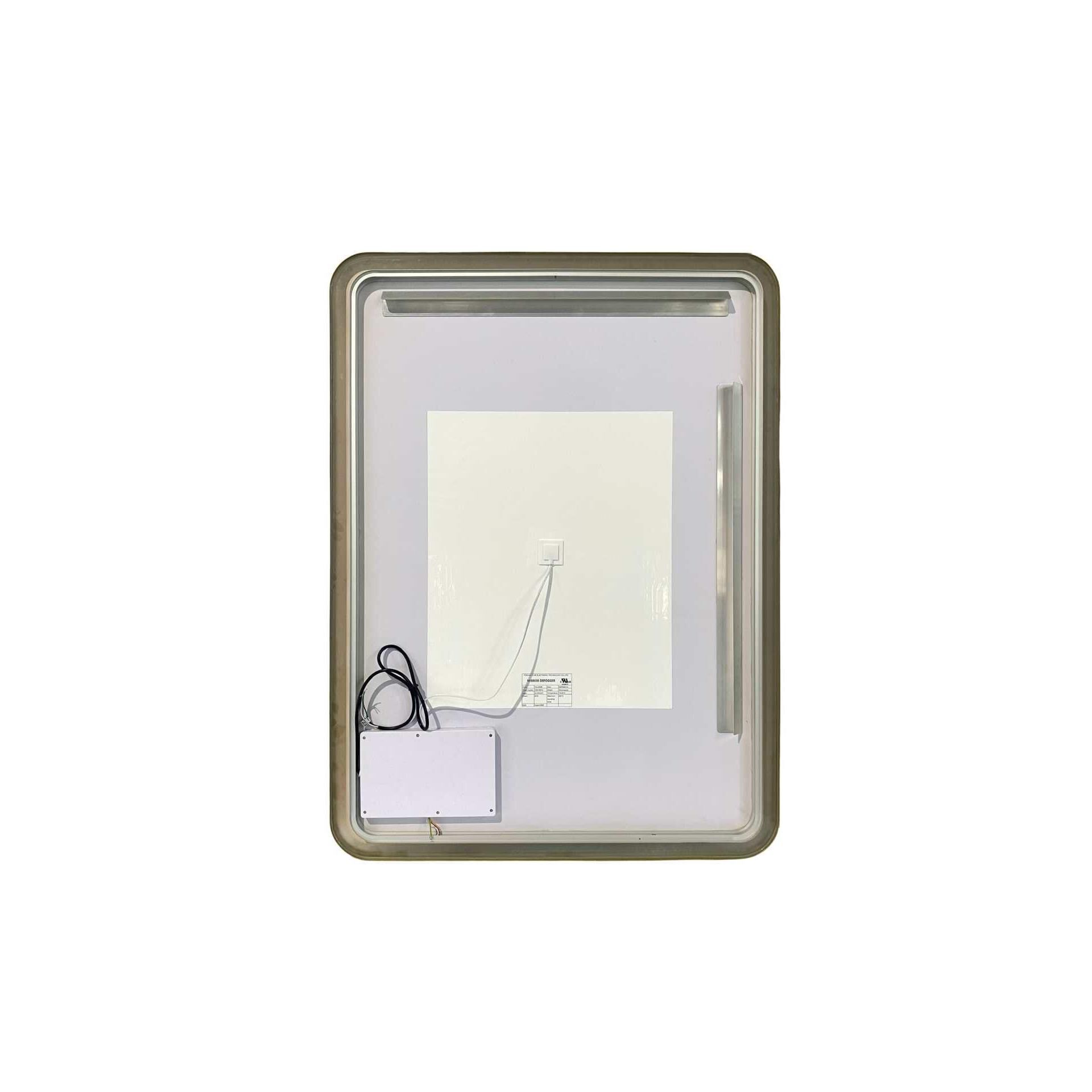 Harmoni 48 Inch Round LED Lighted Mirror by Elegant Decor