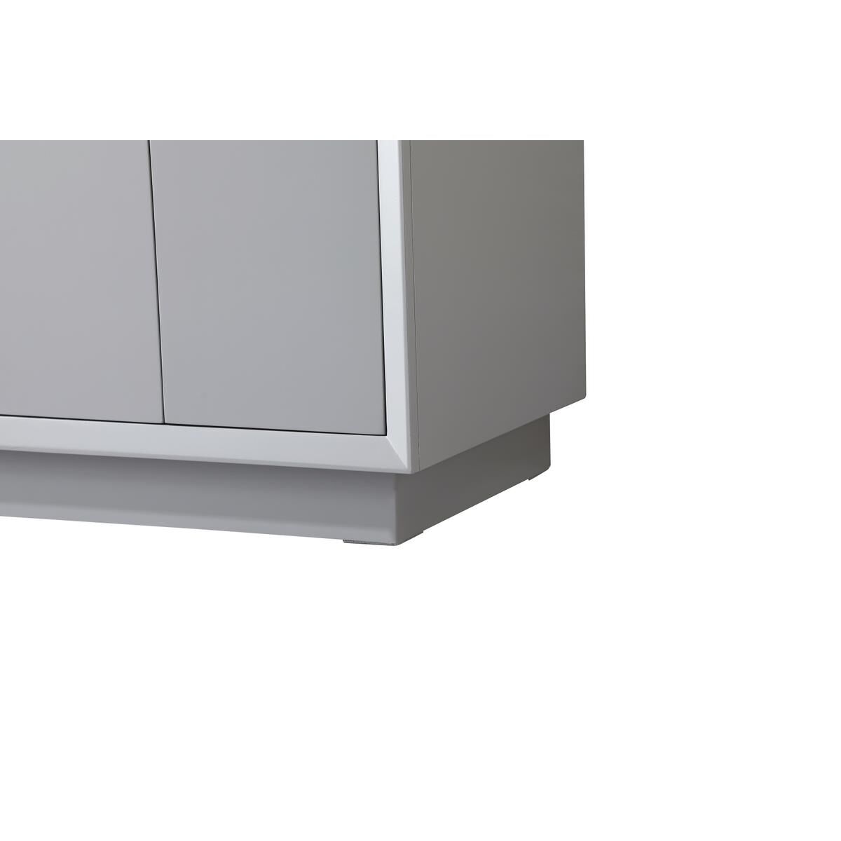 Shown in Grey finish