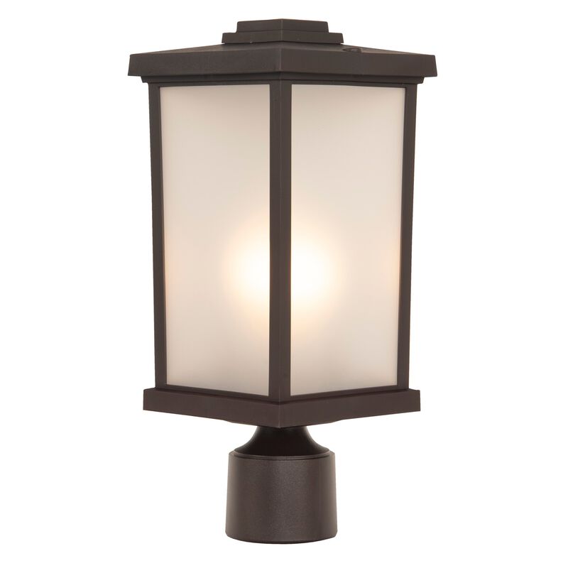 Composite 15 Inch Tall 1 Light Outdoor Post Lamp by Craftmade