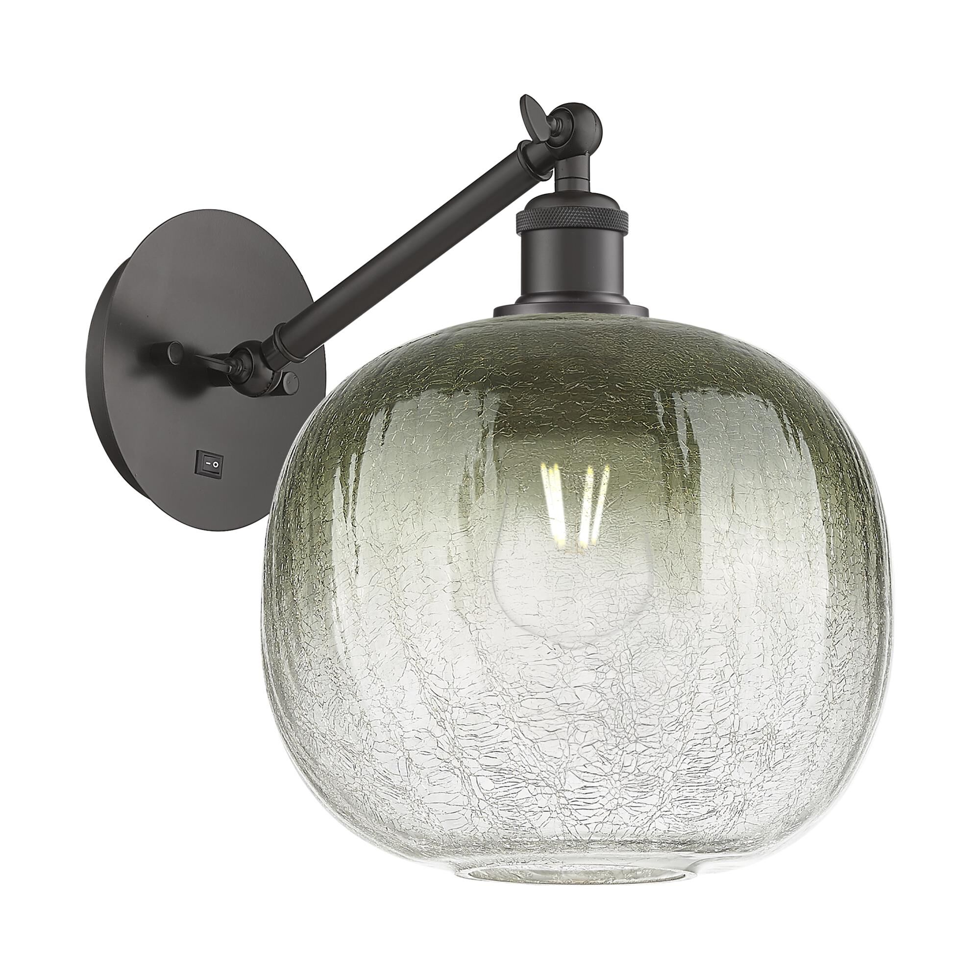 Shown in Oil Rubbed Bronze finish and Slate glass