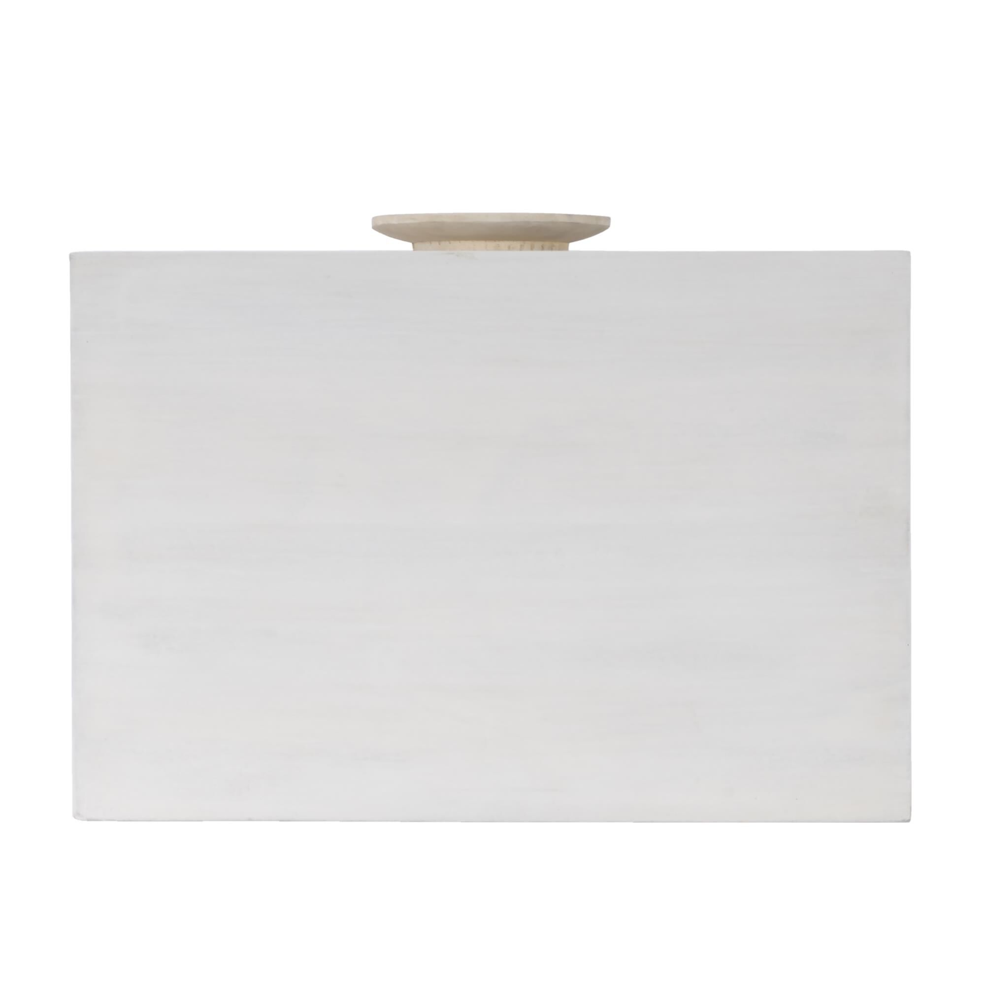 Shown in White finish