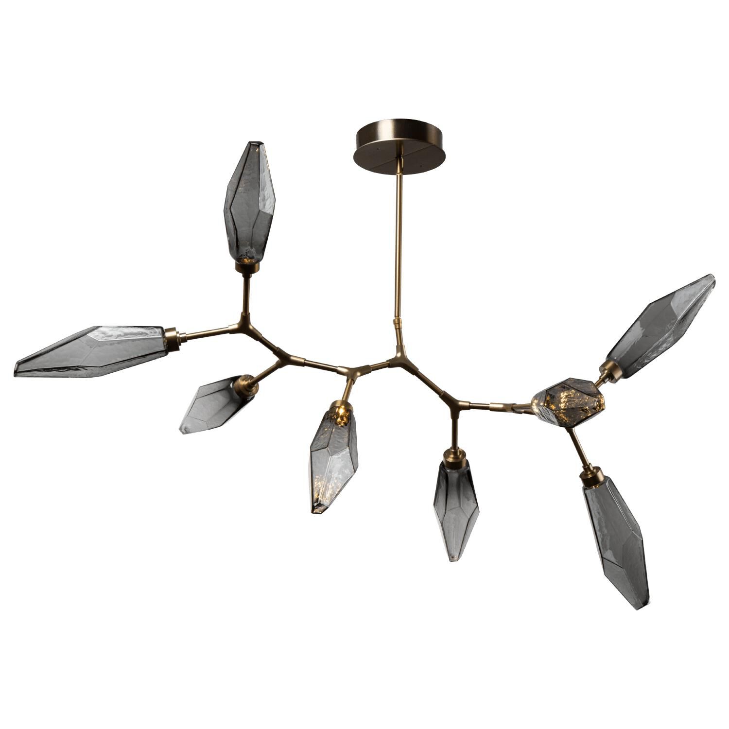 Rock Crystal Linear Suspension Light,