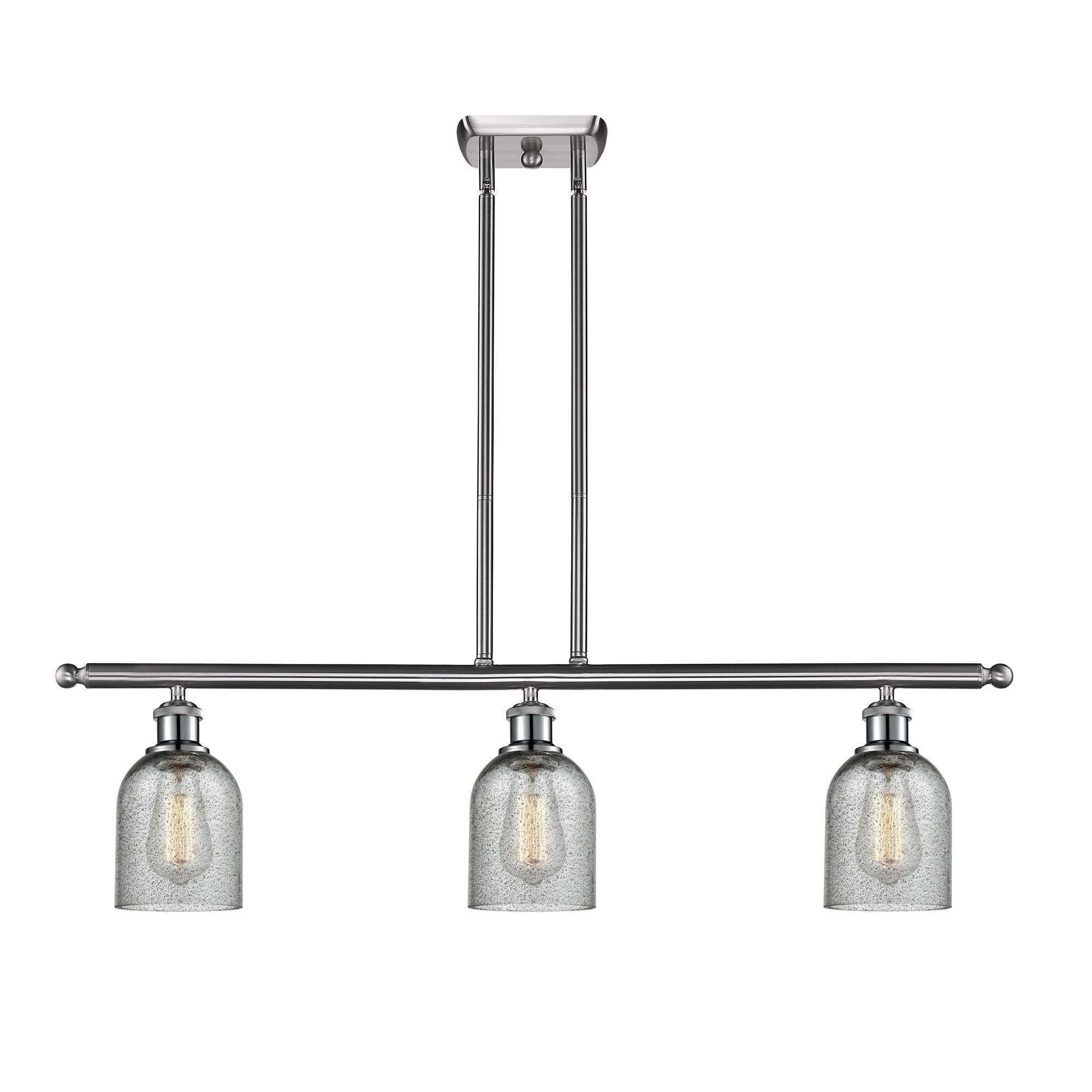 Shown in Brushed Satin Nickel finish and Charcoal glass