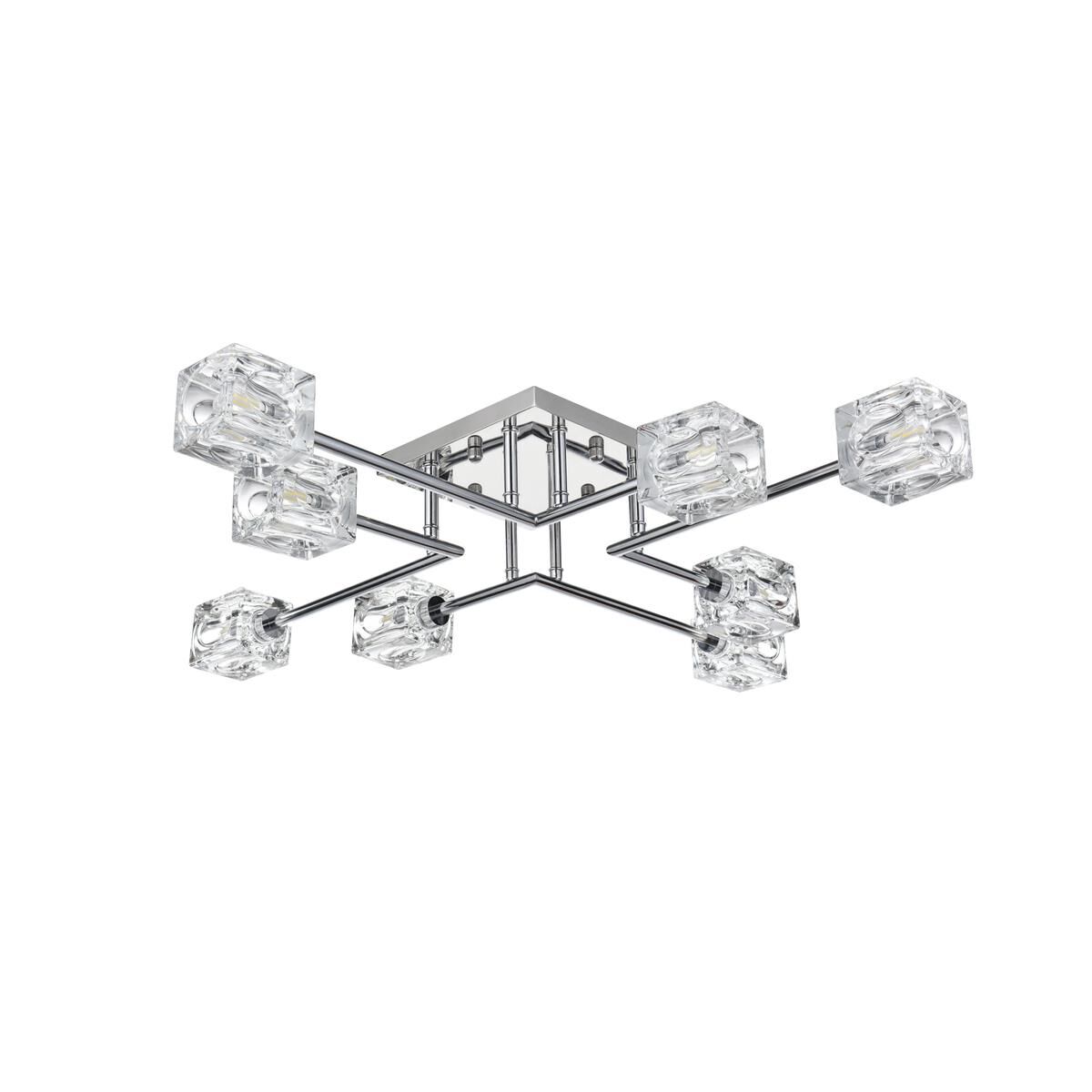 Shown in Chrome finish and Clear Royal Cut crystal