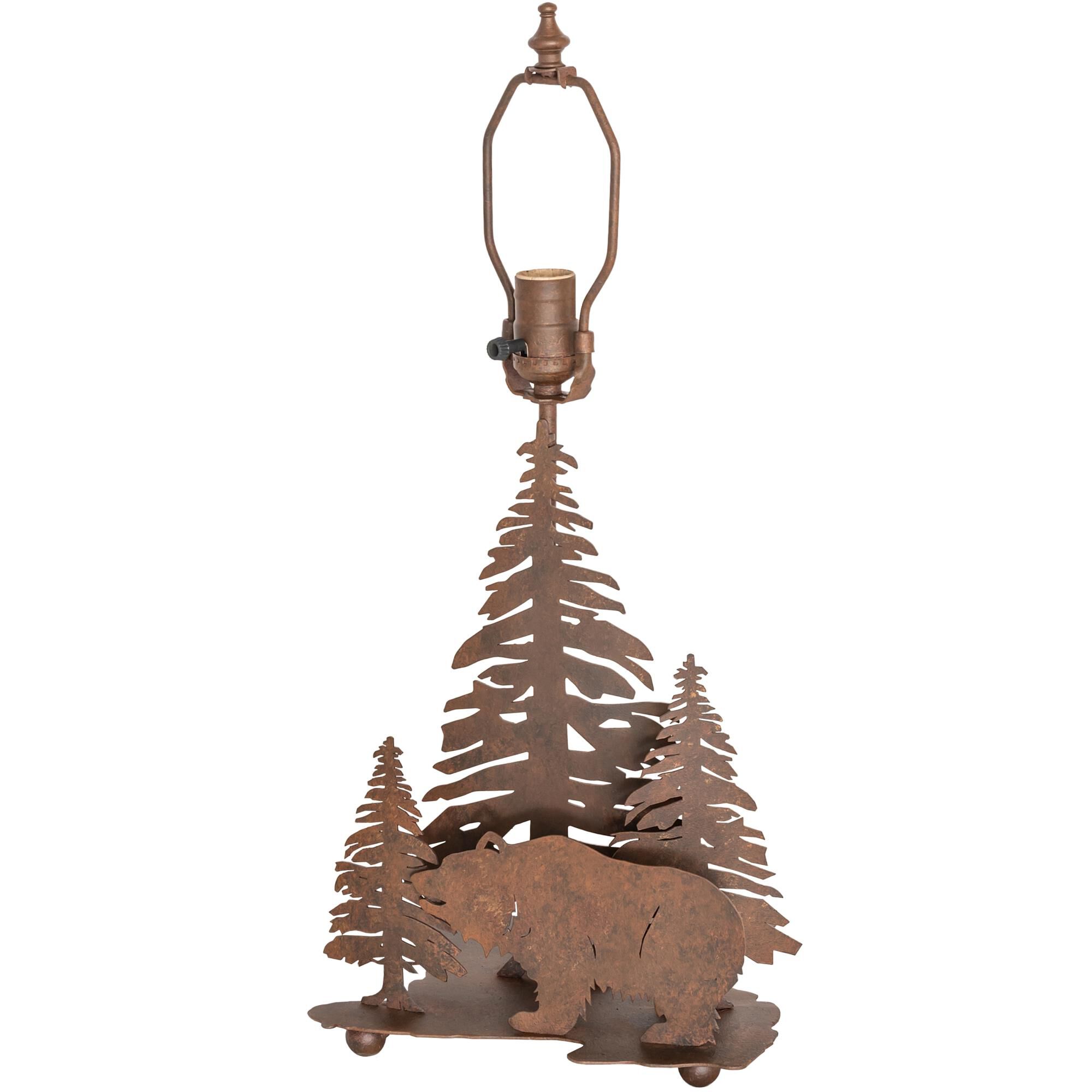 Grizzly Bear Through The Trees Accent Lamp by Meyda Lighting