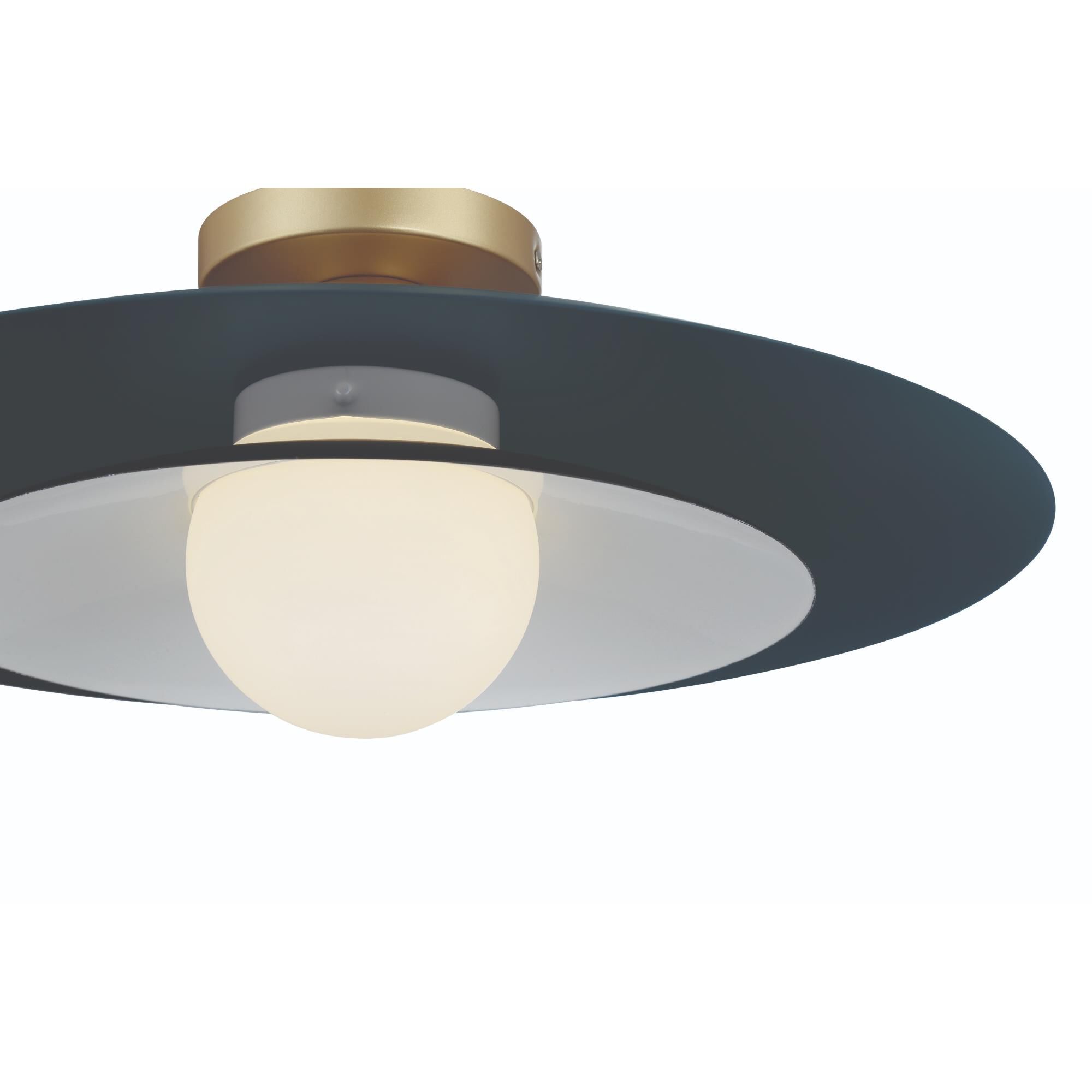 Welsh 18 Inch 1 Light LED Semi Flush Mount by Eurofase Lighting - Clearance