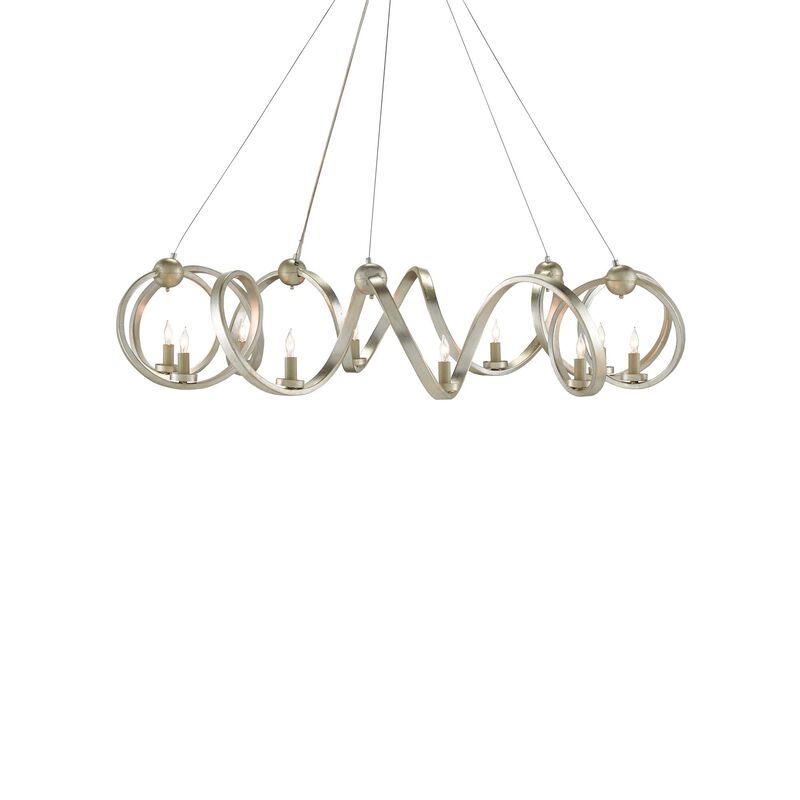 Ringmaster 46 Inch 10 Light Linear Suspension Light by Currey and Company