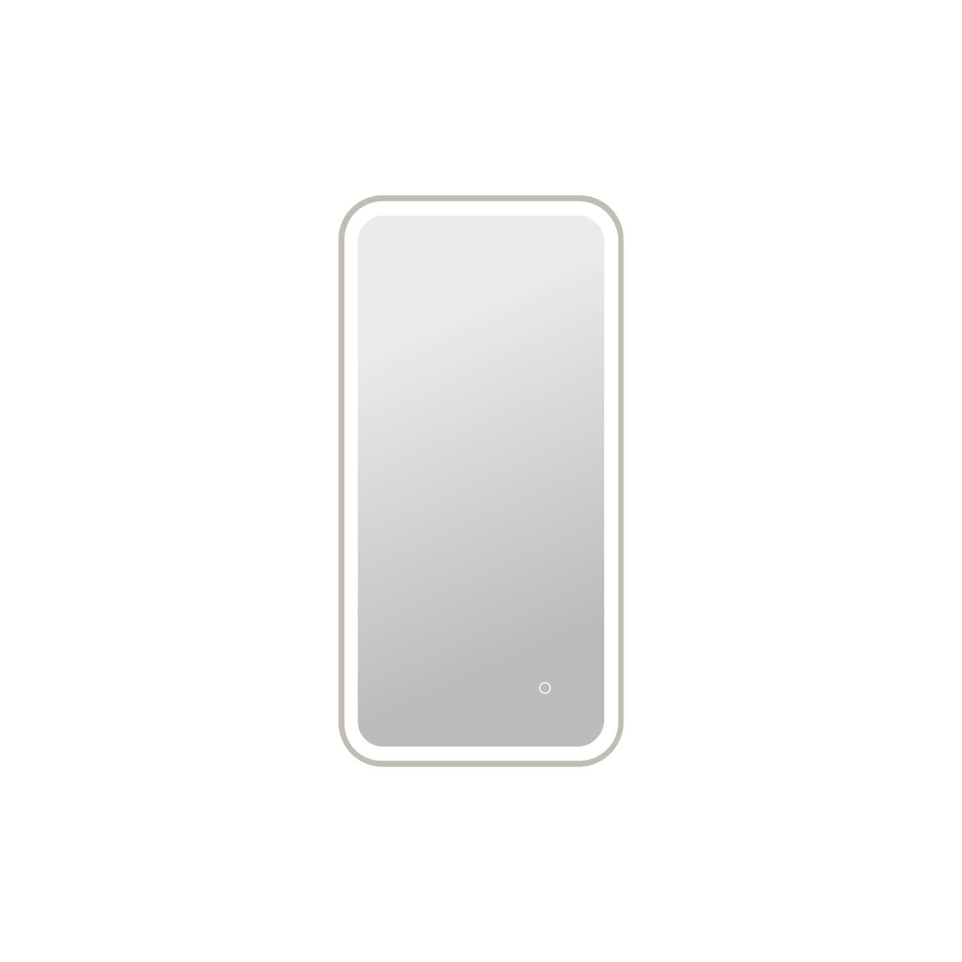 Harmoni 40 Inch Rectangular LED Lighted Mirror by Elegant Decor