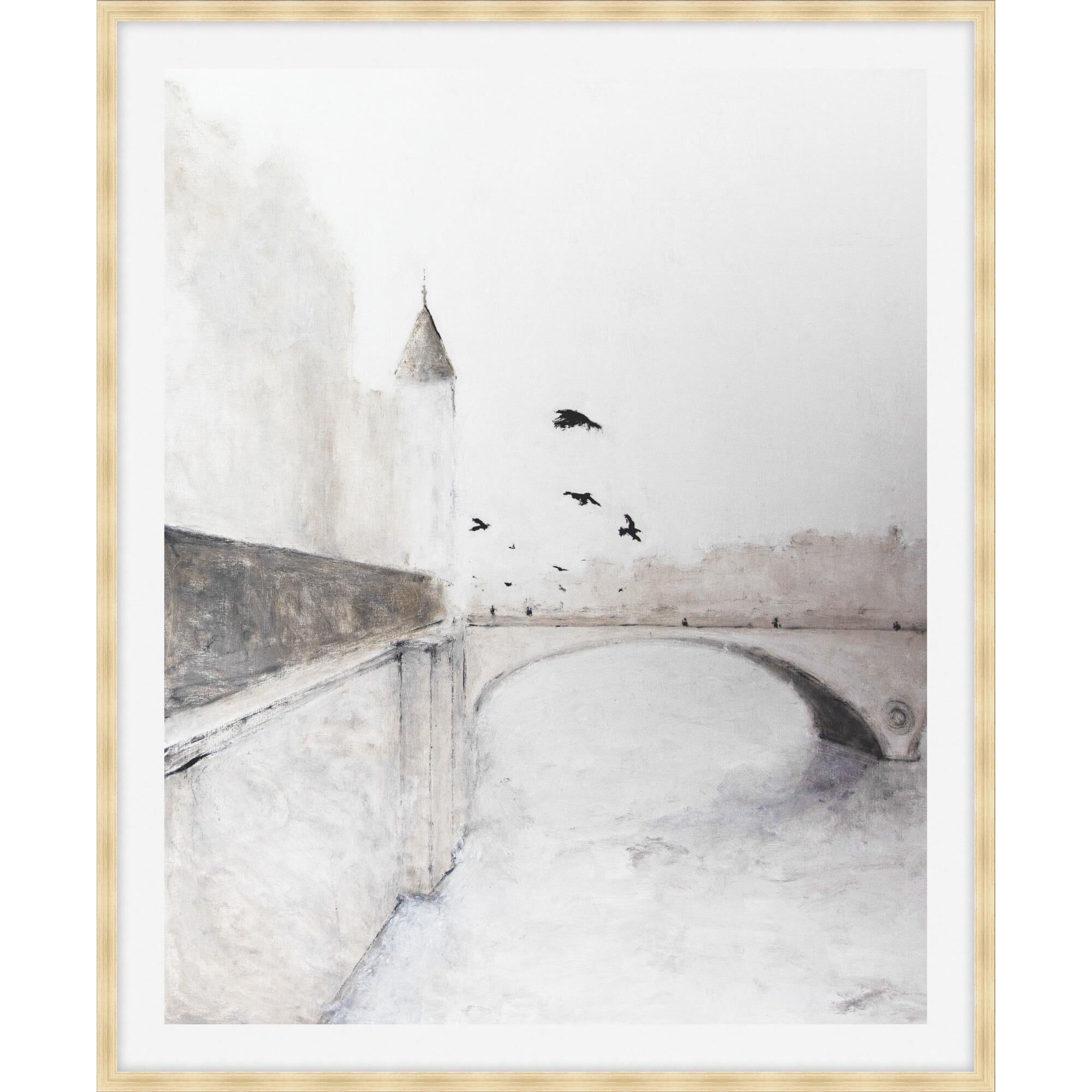 Ellie Vergura Flock Of Birds Ii Print by LEVEL57