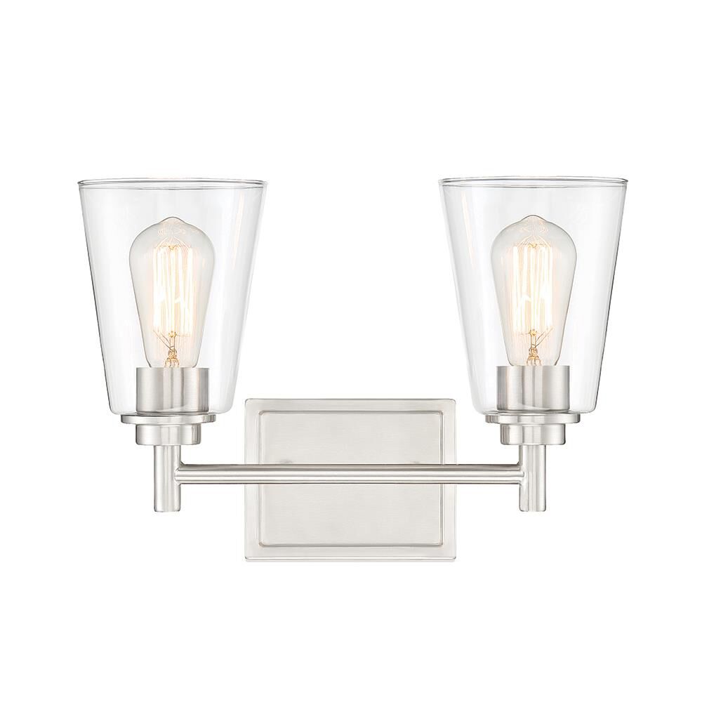 Westin 15 Inch 2 Light Bath Vanity Light by Designers Fountain