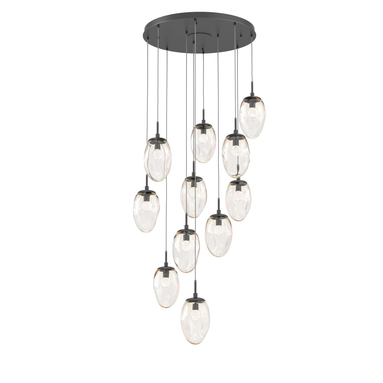Levi Wilson Nebula 37 Inch 11 Light LED Multi Light Pendant by Hammerton Studio