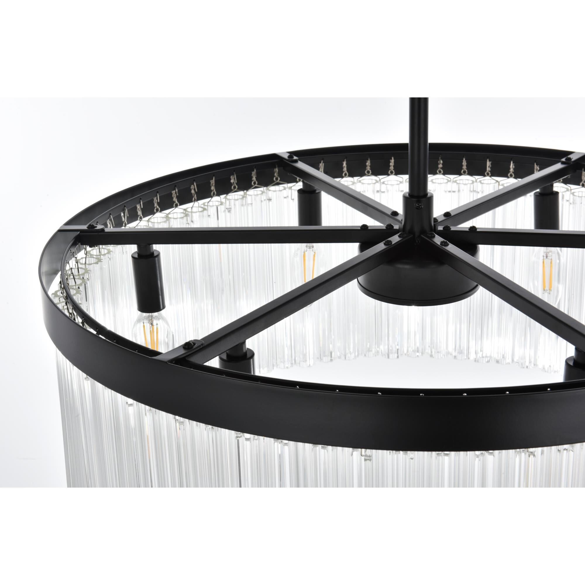 Harlow 24 Inch Chandelier by Elegant Lighting