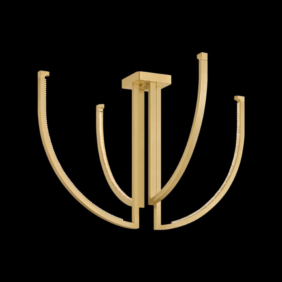 Frankfurt 36 Inch Semi Flush Mount by Corbett Lighting