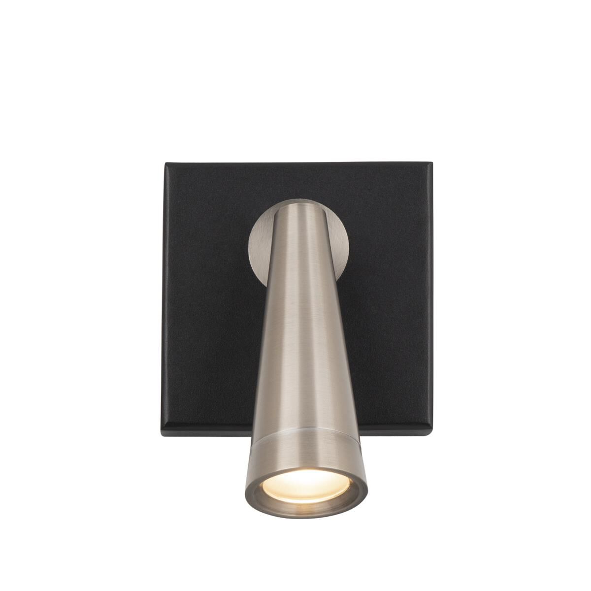 Shown in Black and Brushed Nickel finish