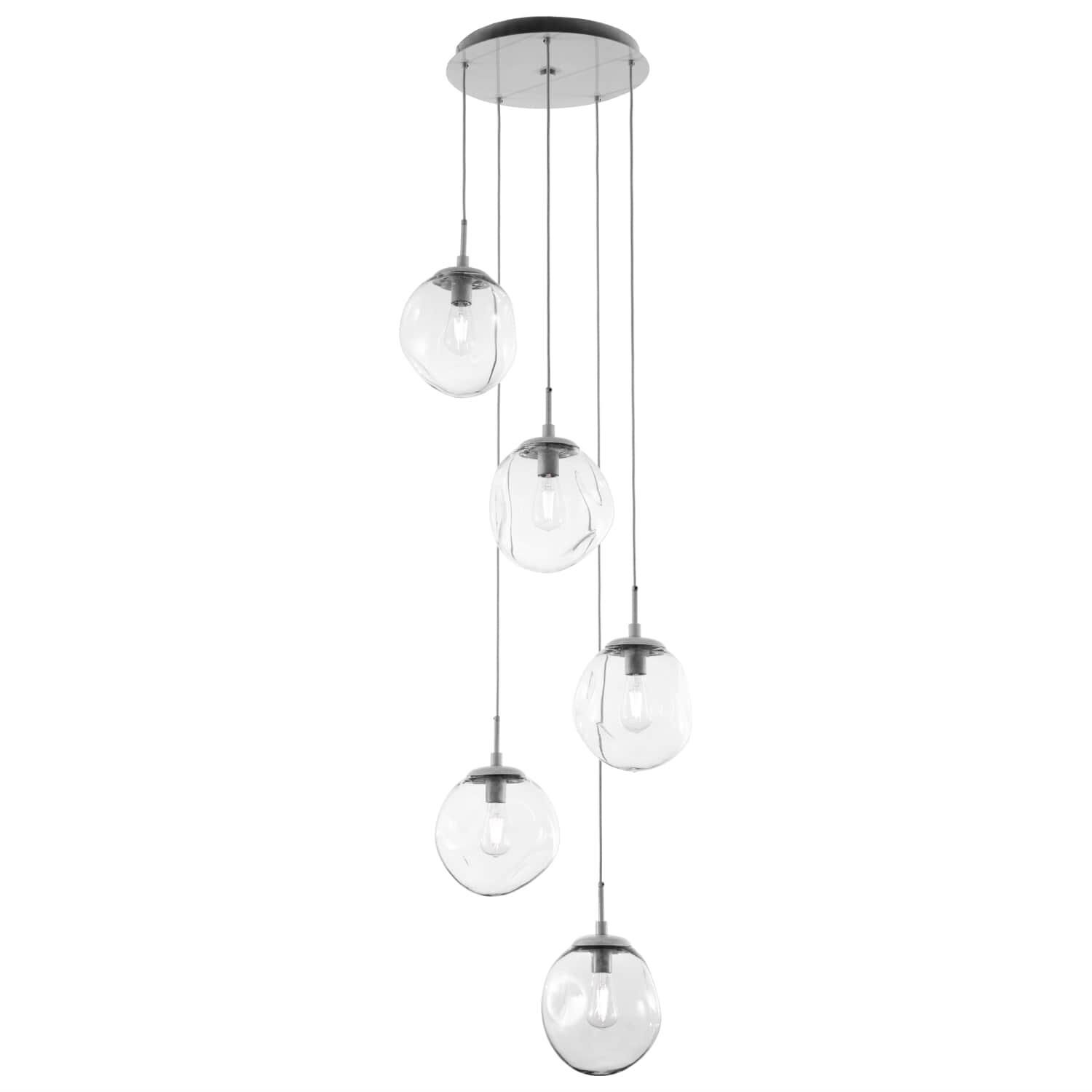 Levi Wilson Nebula 24 Inch 5 Light Multi Light Pendant by Hammerton Studio