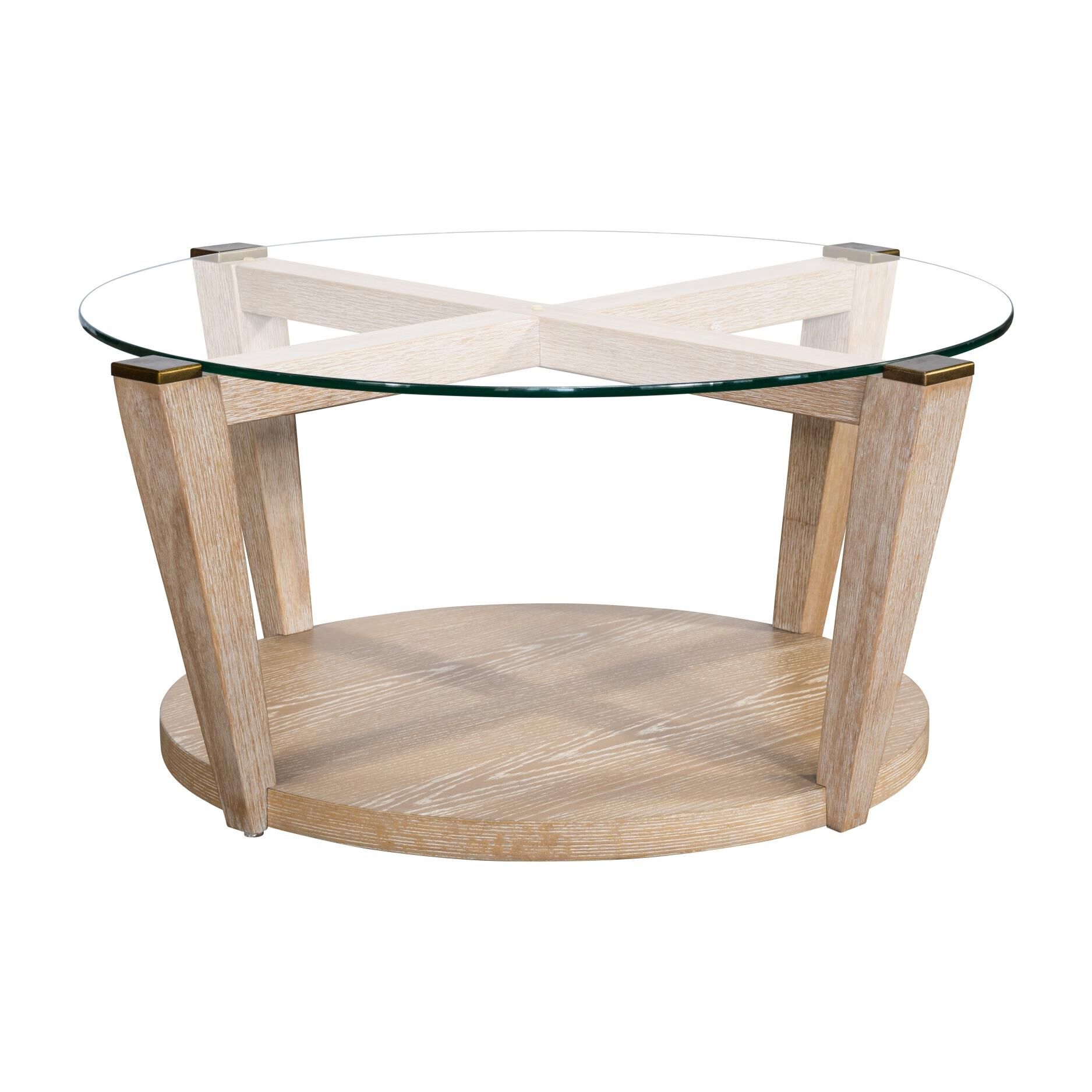 Dunes 40 Inch Coffee Table By Bassett Mirror Company