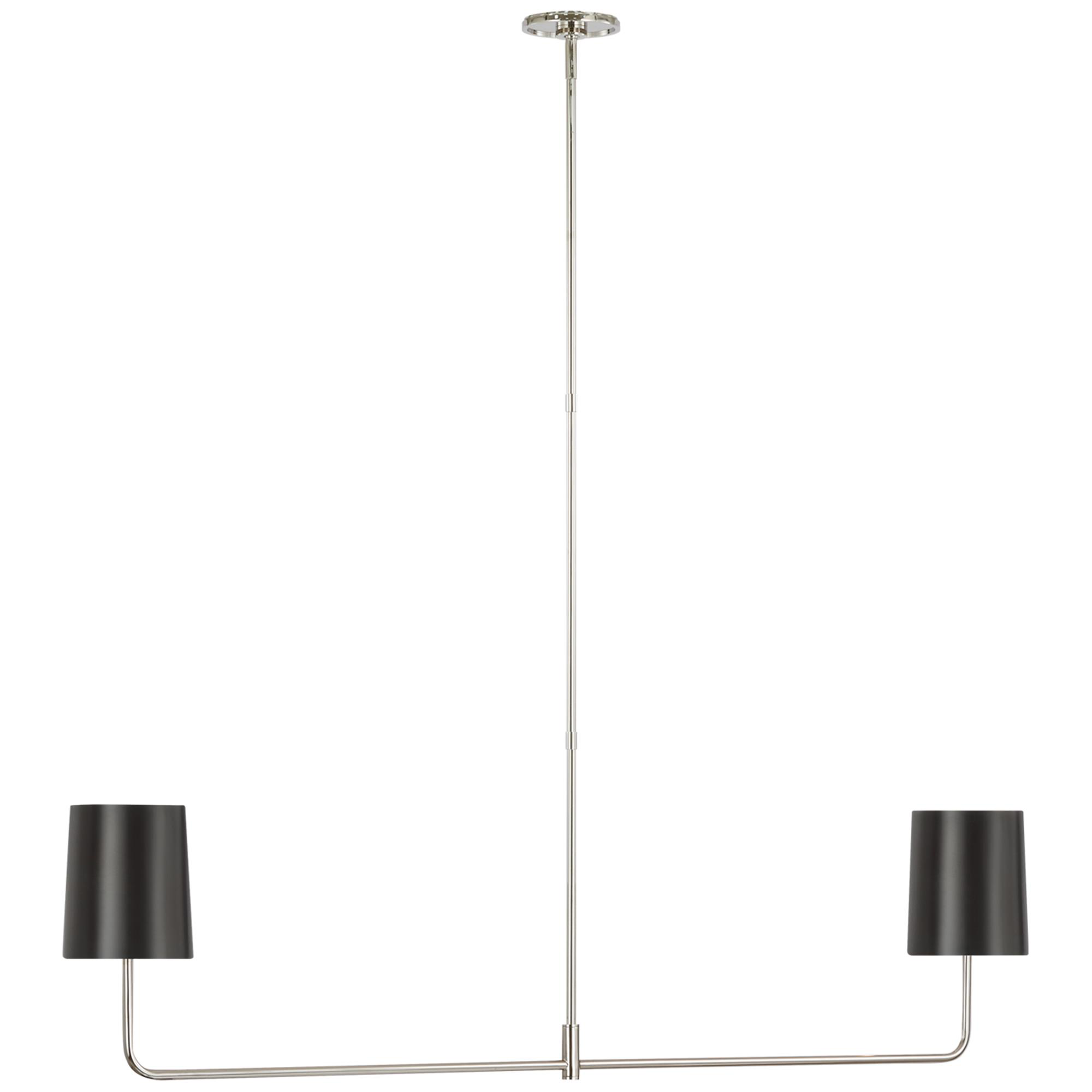 Shown in Polished Nickel finish and Bronze shade