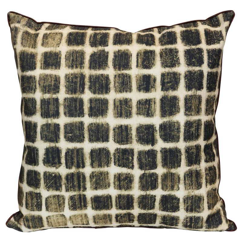 Norman Wyatt Wyatt Abstract 24 Inch Decorative Pillow by Stylecraft
