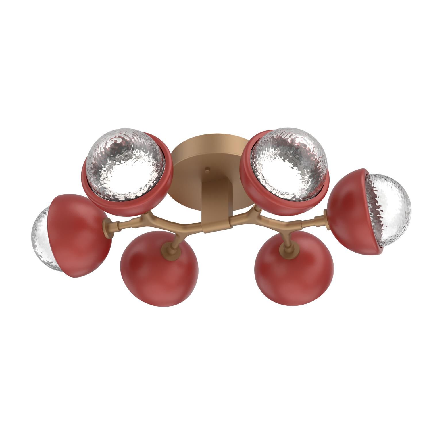 Levi Wilson Cabochon 27 Inch Flush Mount by Hammerton Studio